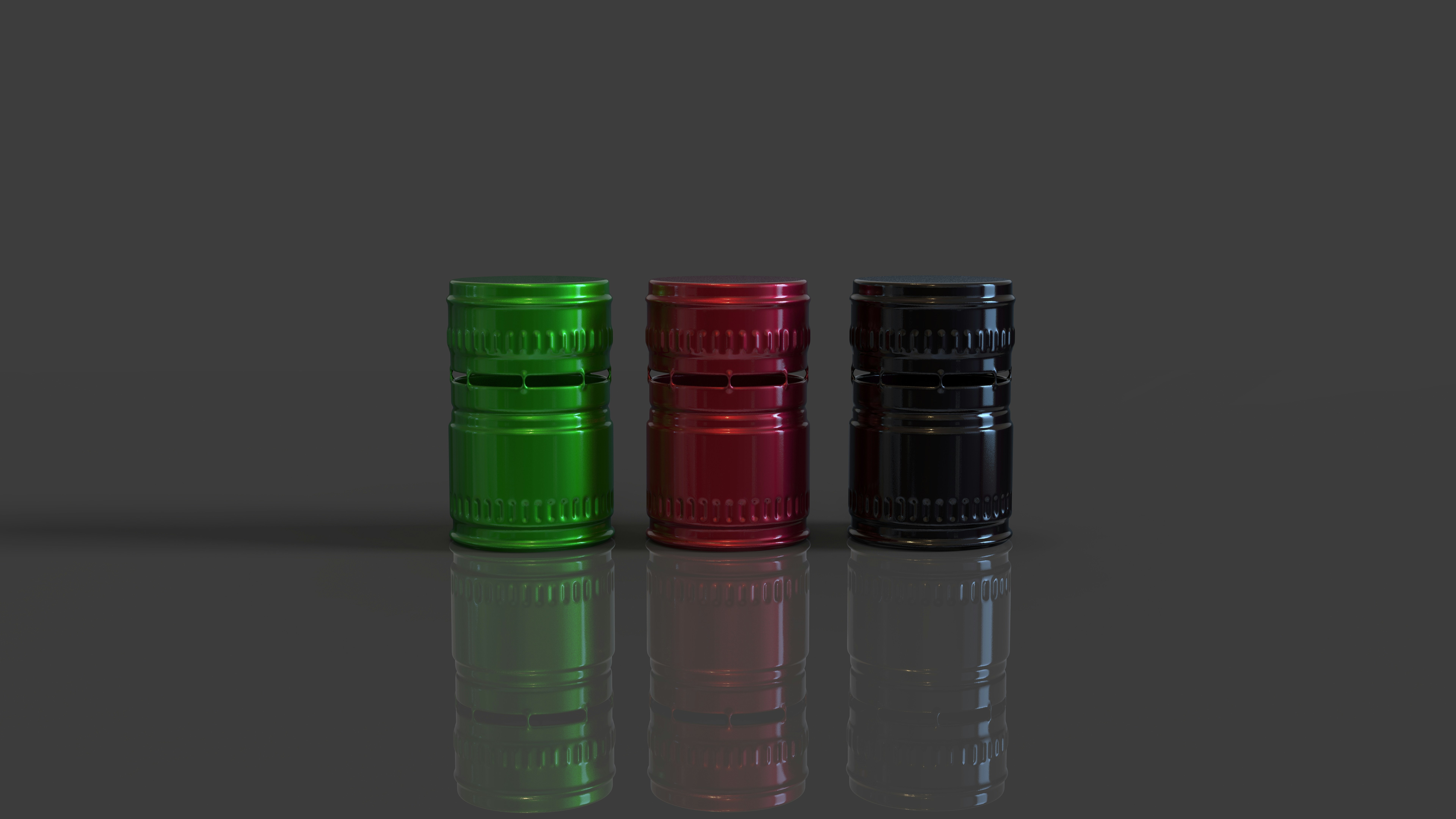 Group of colorful bottles