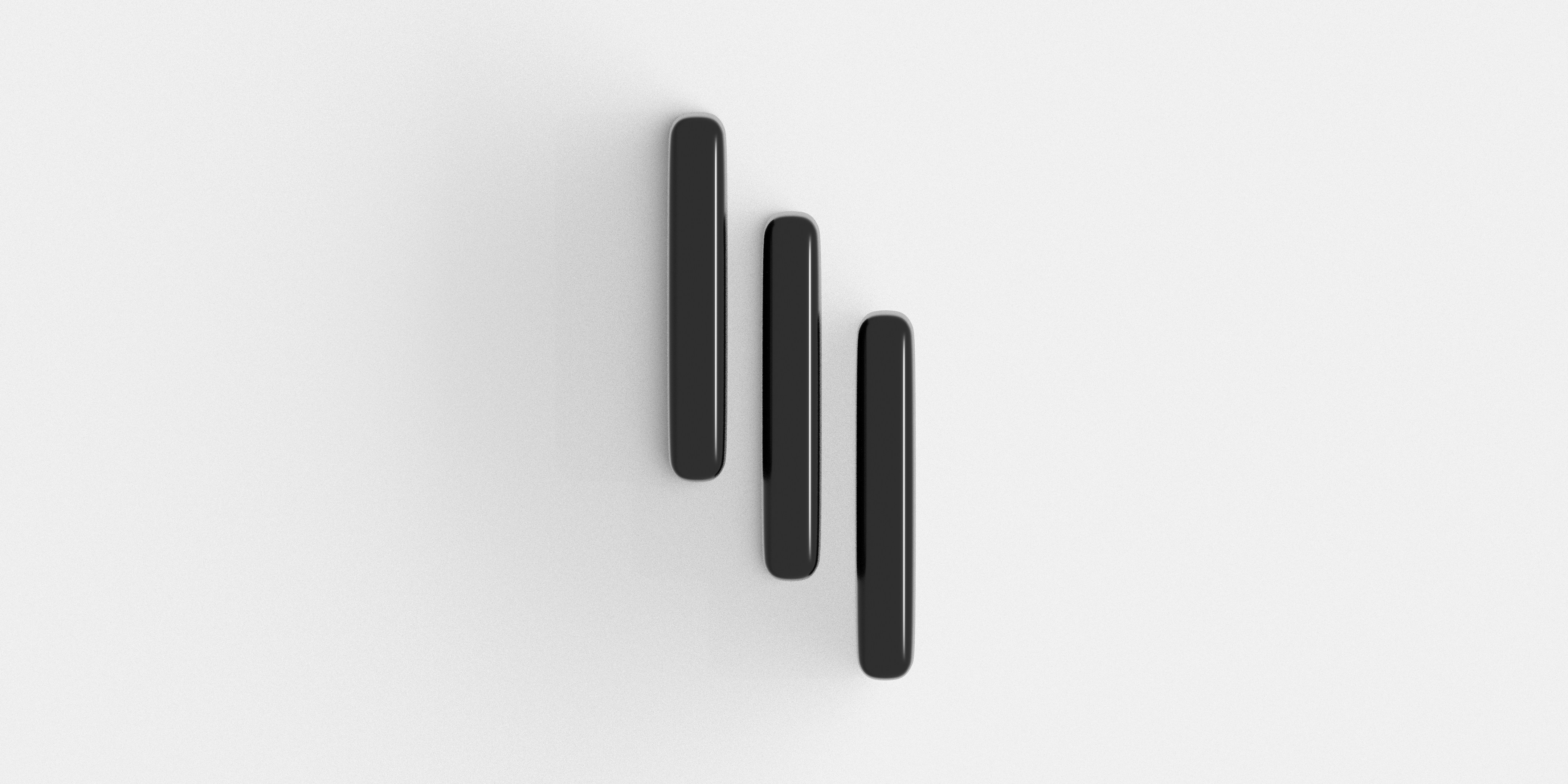 Minimalist black interface flow