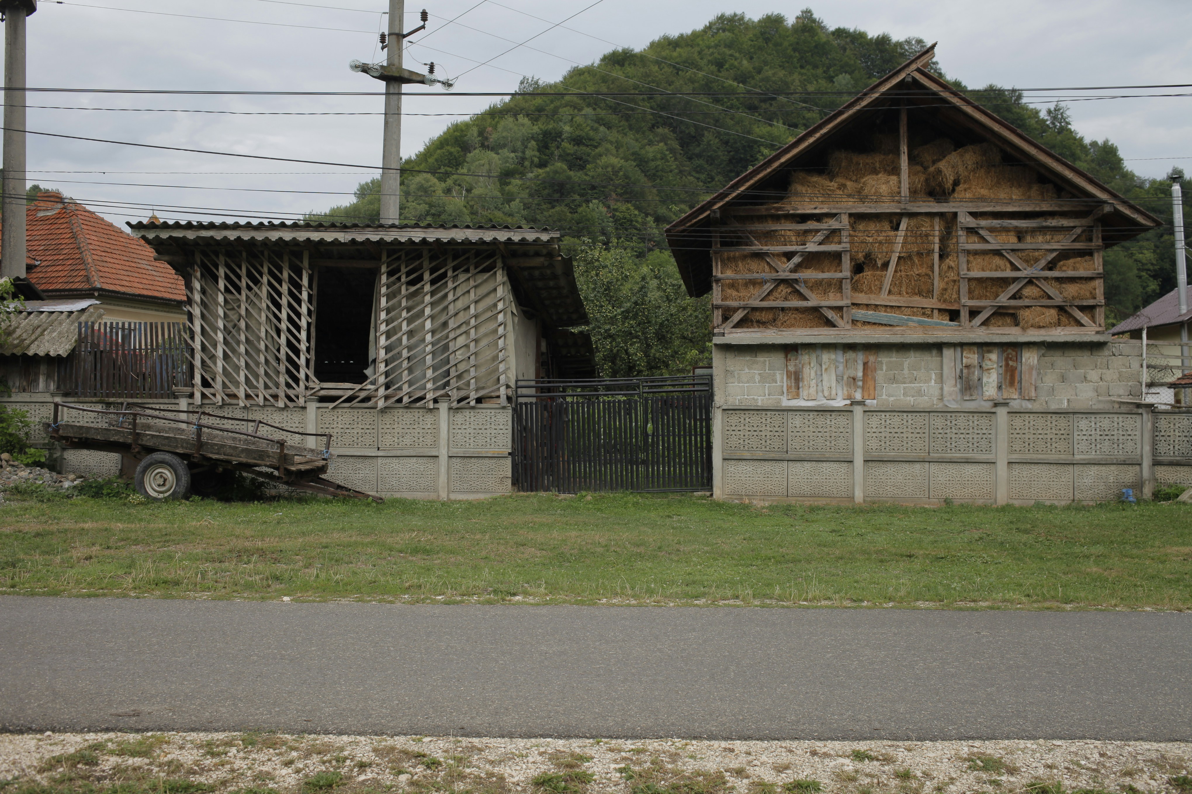 A couple of houses that are next to each other