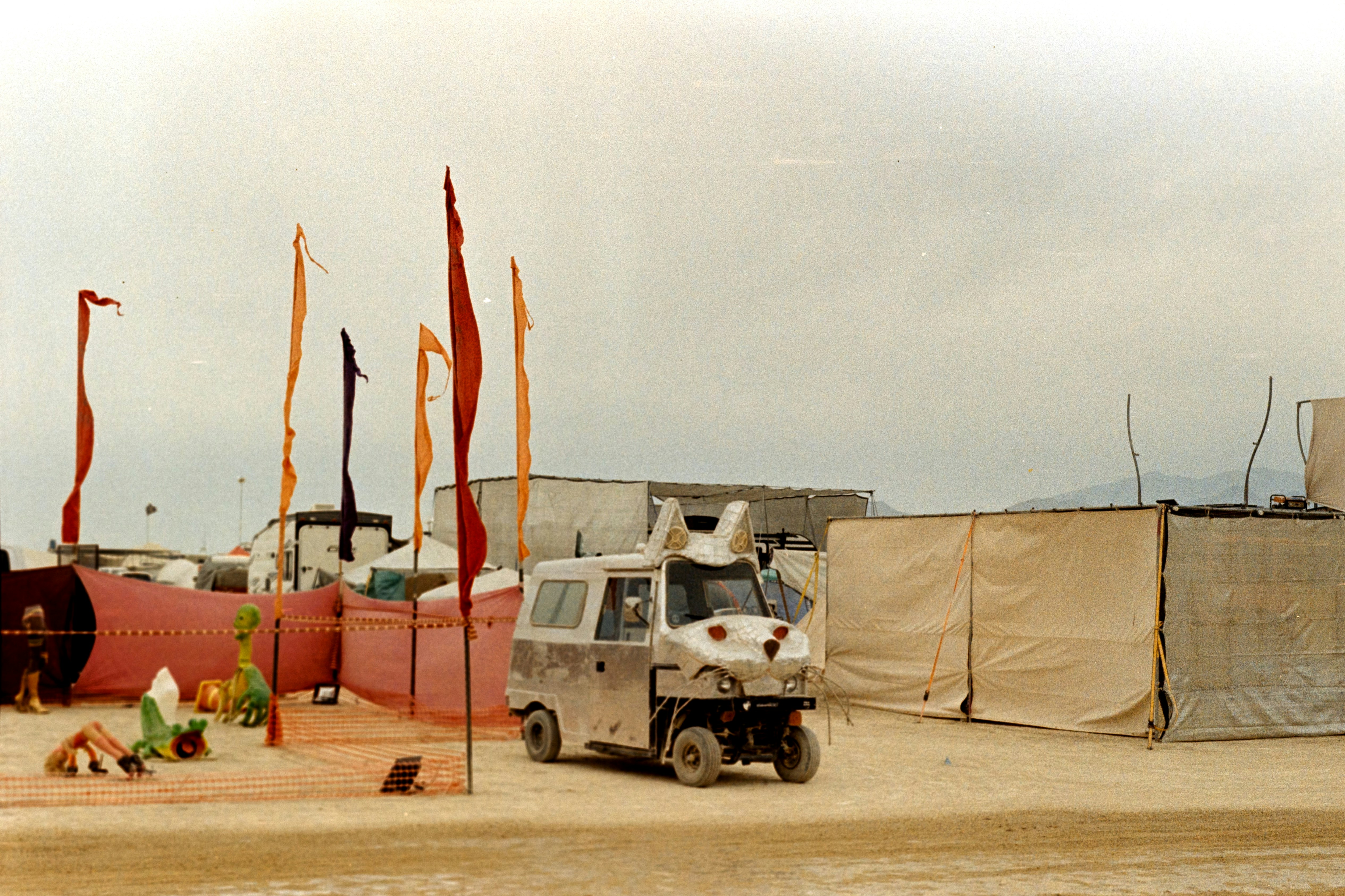 Black Rock City | Burning man 2023 Olympus Superzoom, Kodak Gold 200