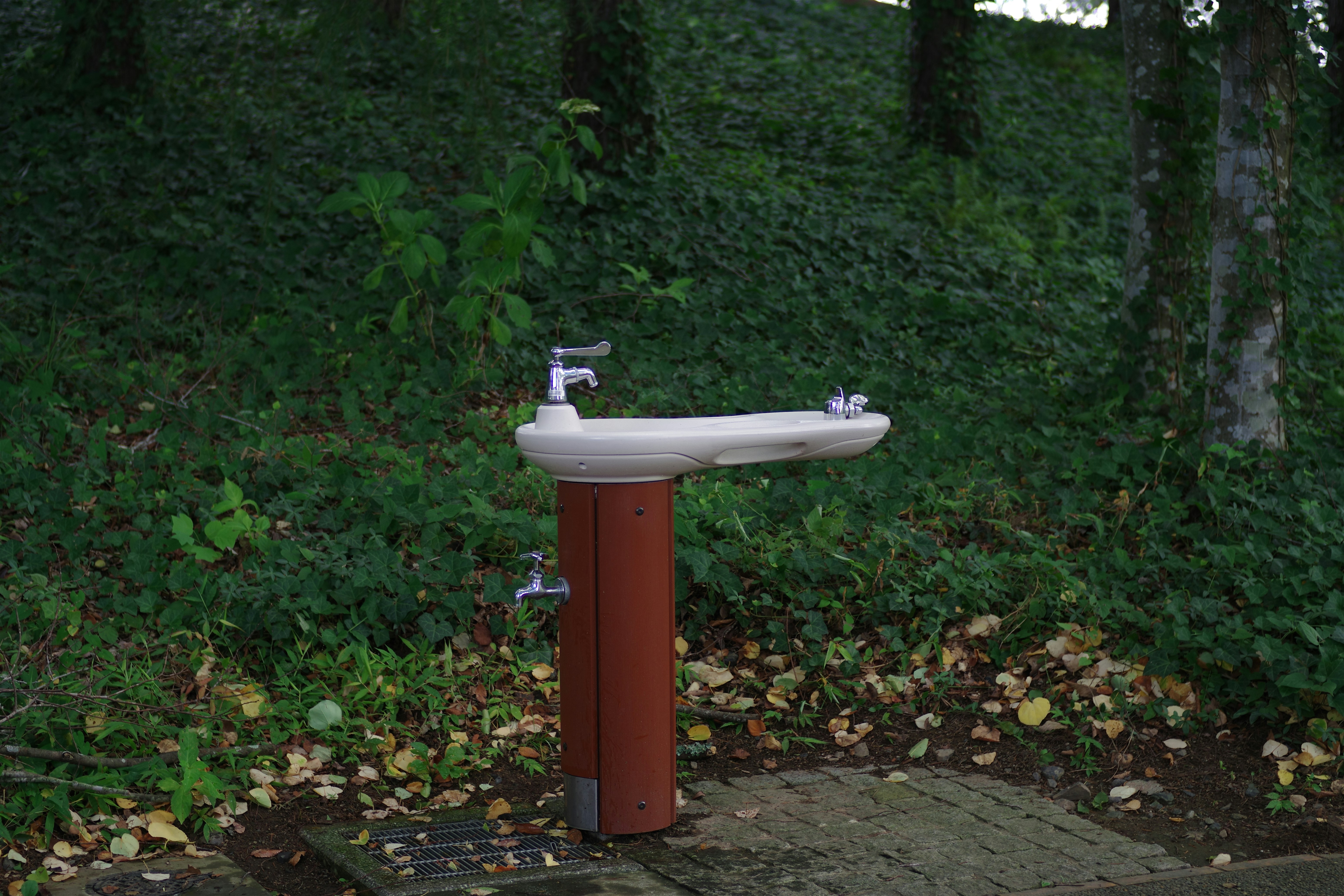 Bureau avec fontaine à eau moderne