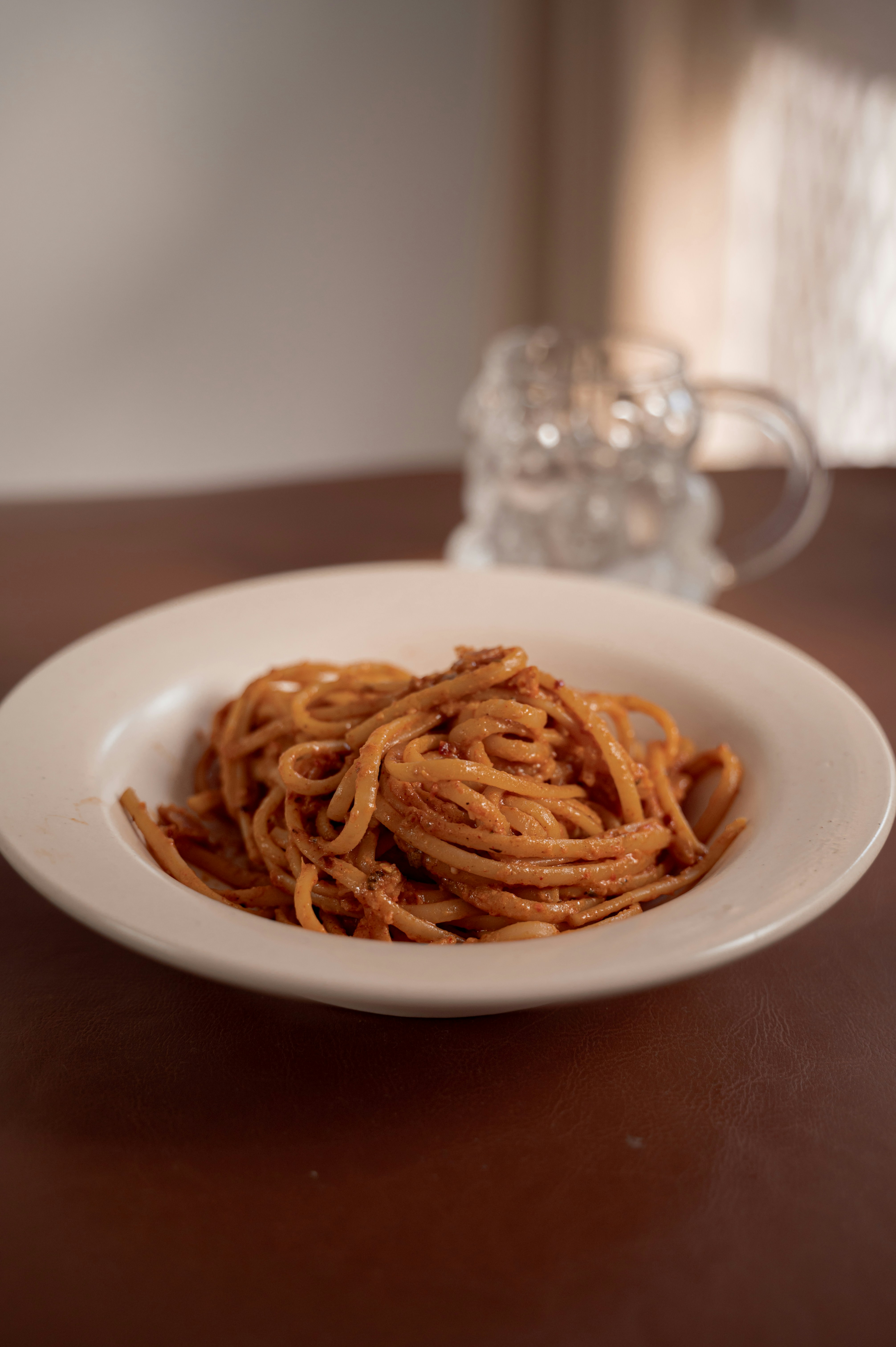 A delicious-looking pasta dish