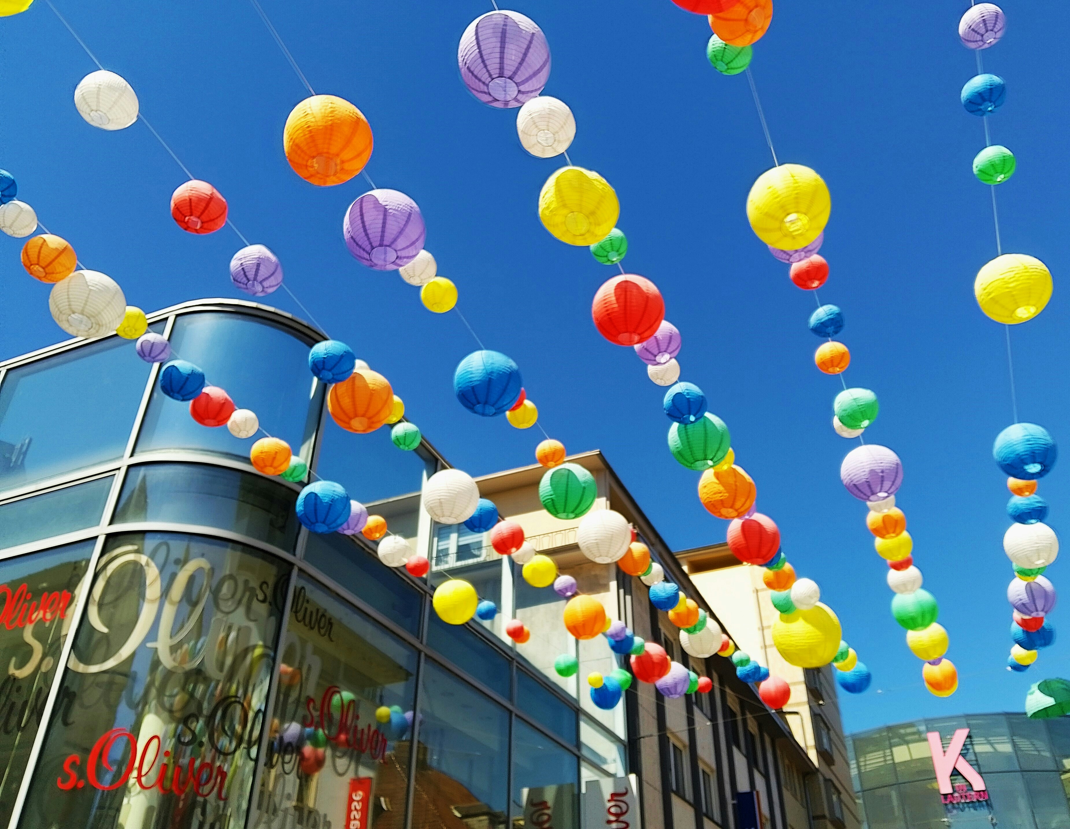 festive party balloons