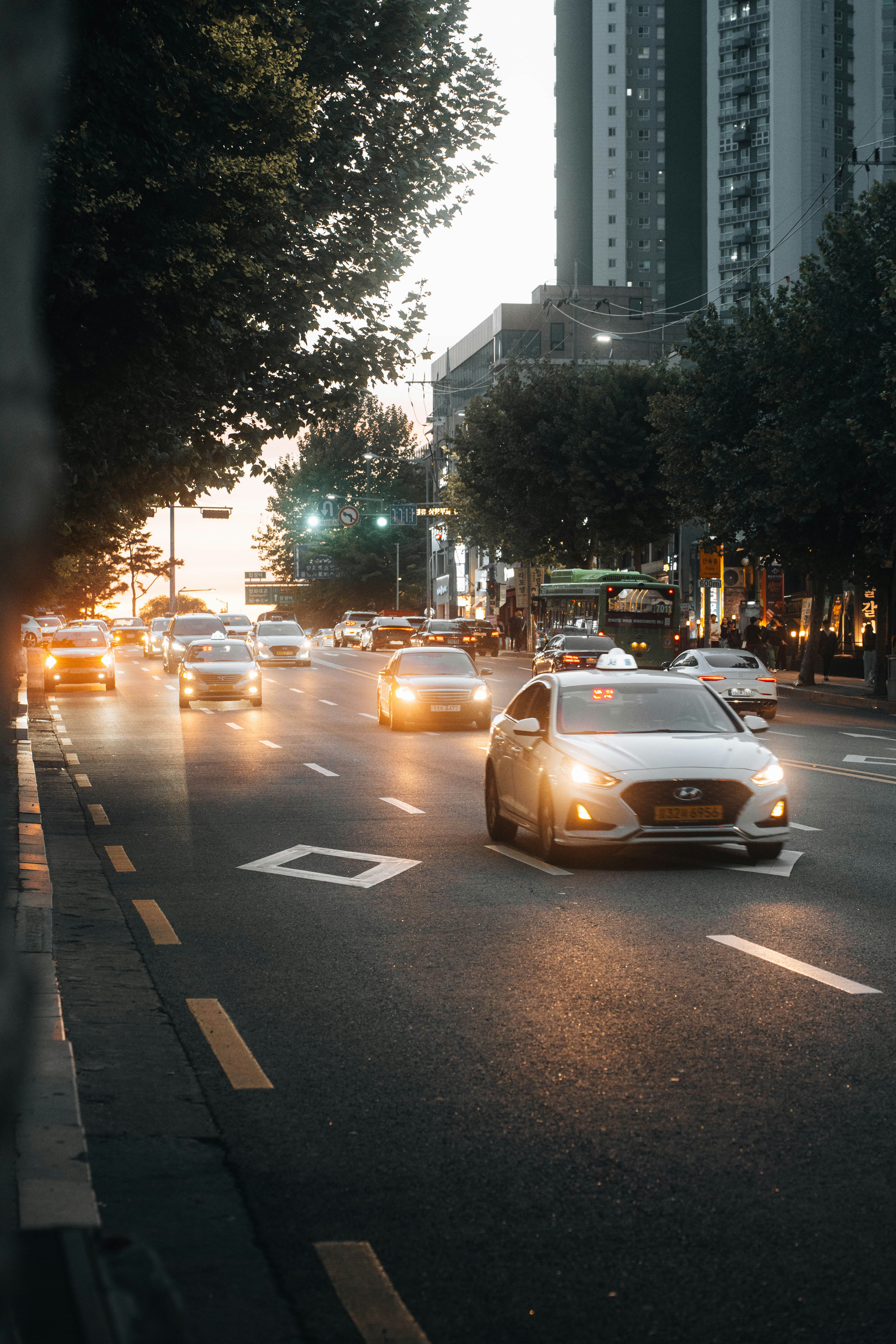 Auta Osobowe zaparkowane