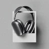 A pair of headphones hanging from a wall