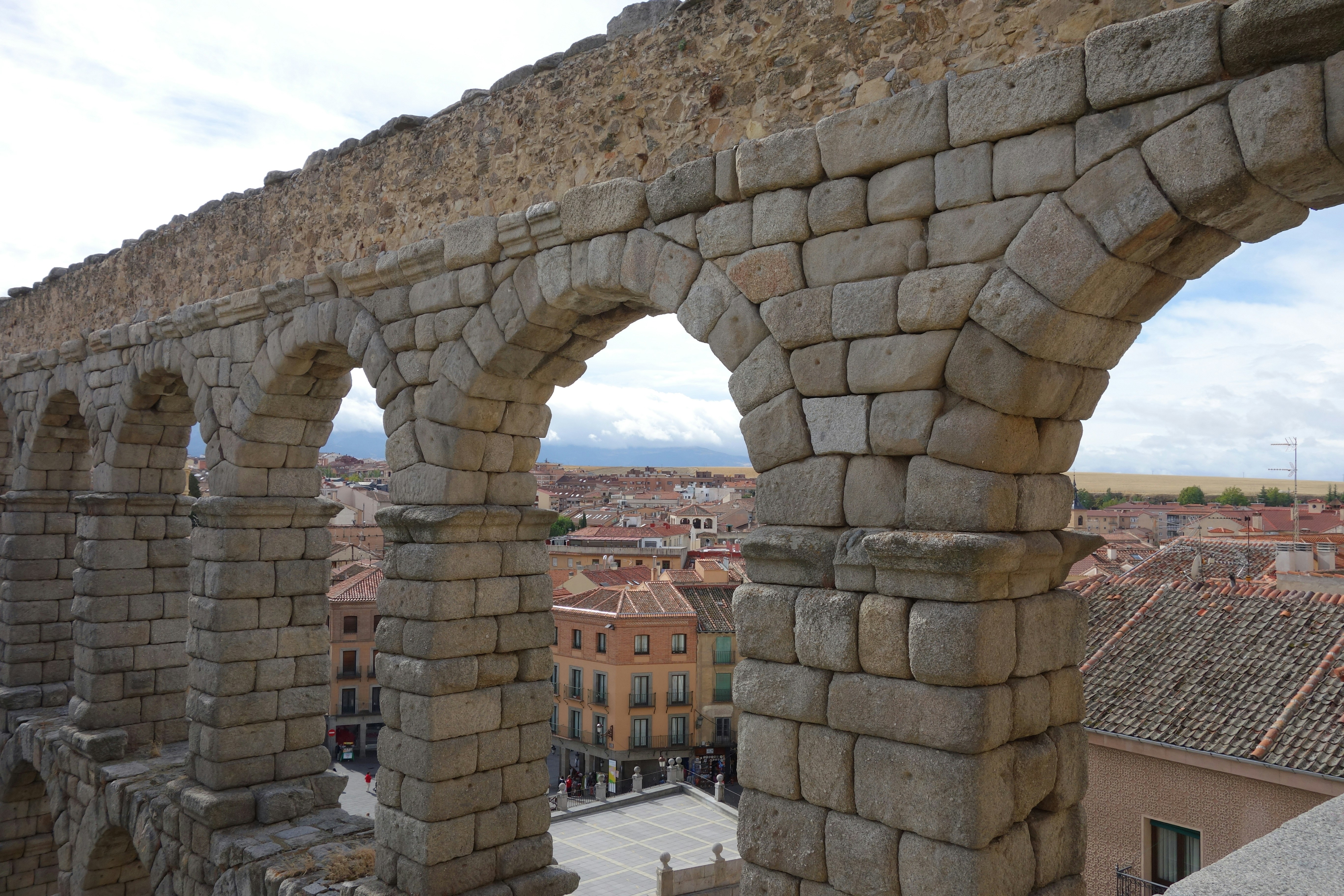 A view of a city from a high point of view