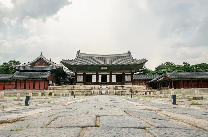 Palais traditionnel coréen à Séoul