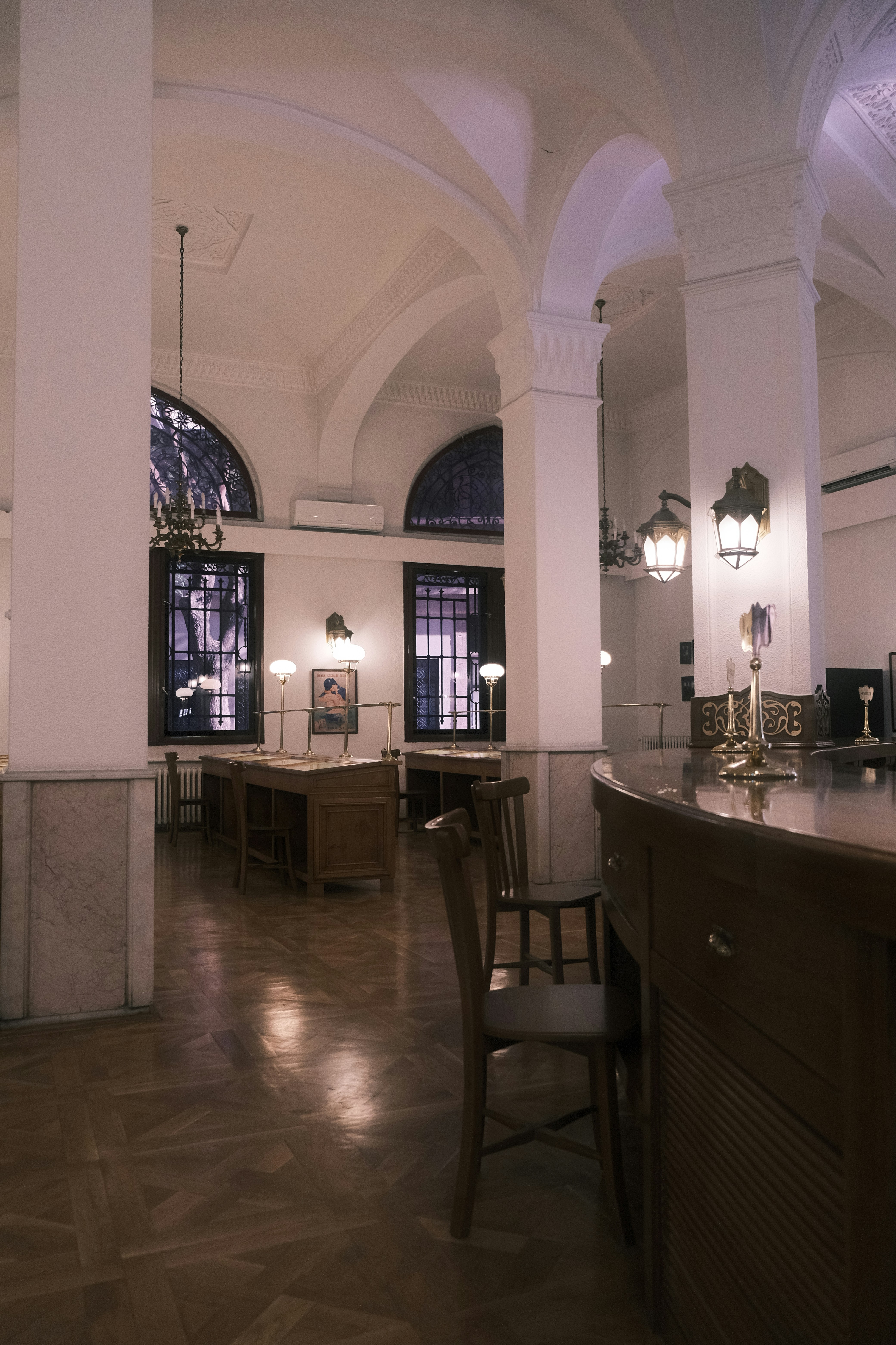 Interior view of Hotel Beausite showing dining area
