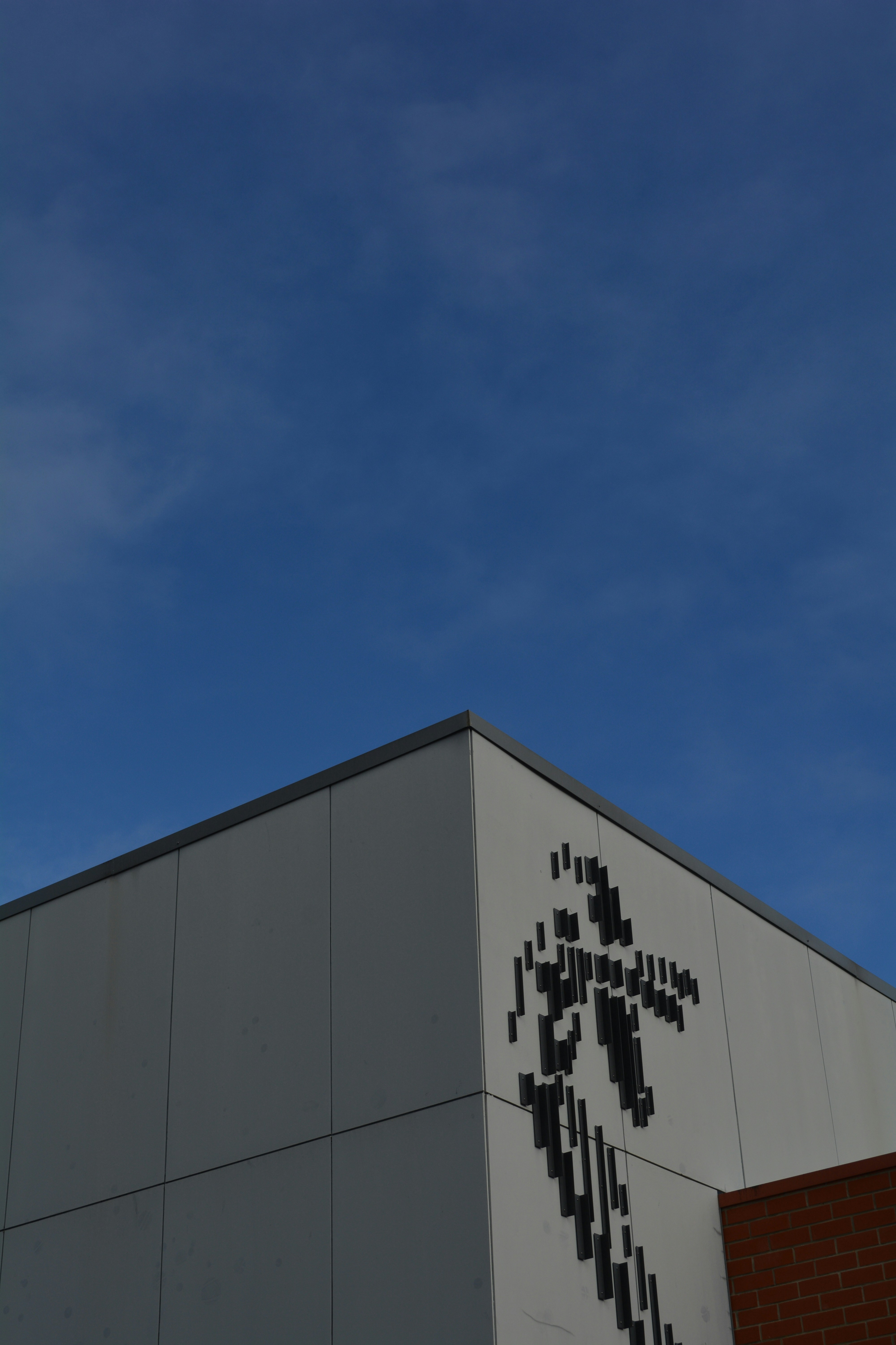 A large building with a clock on the side of it