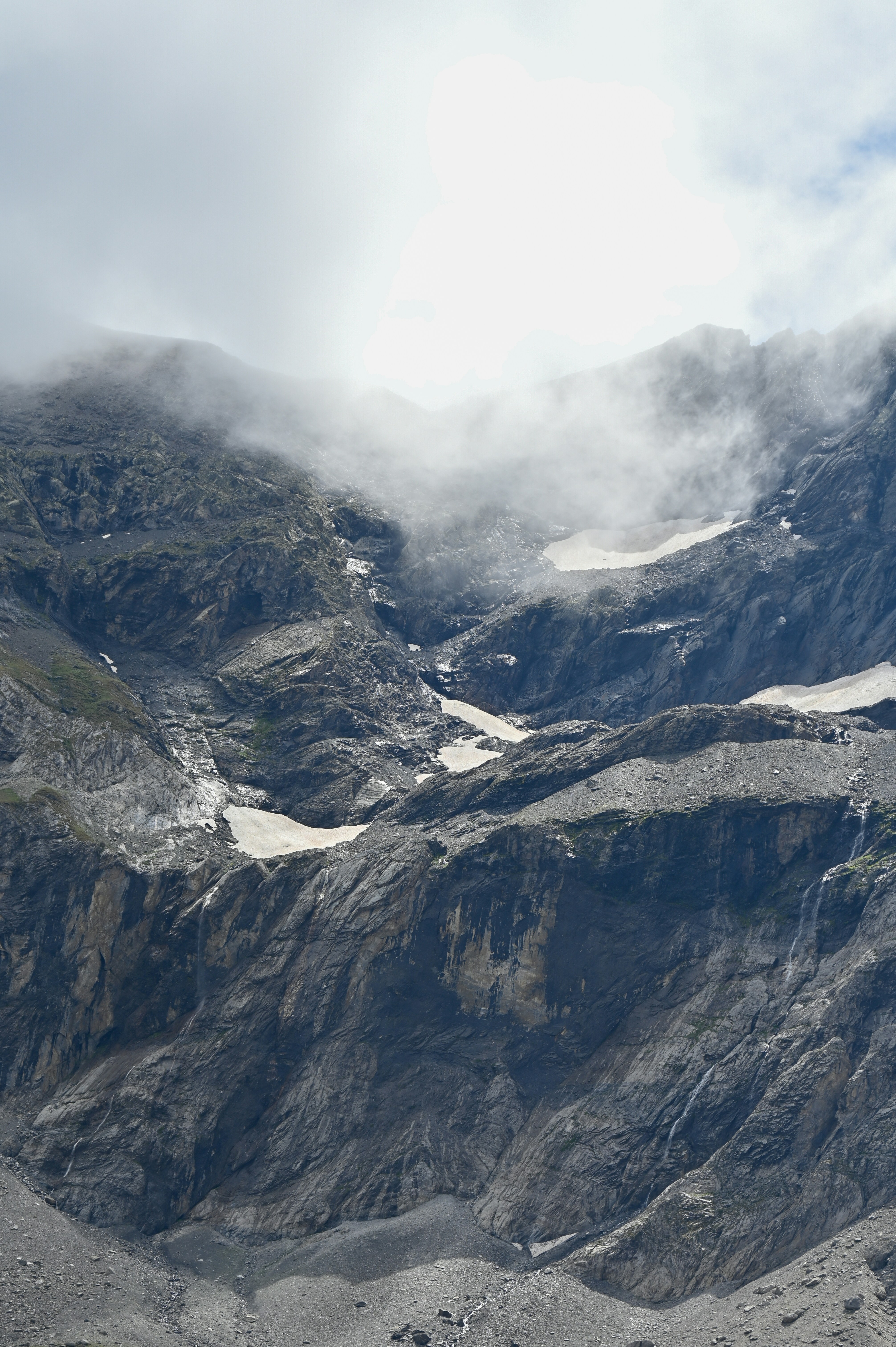 A group of mountains with snow on them