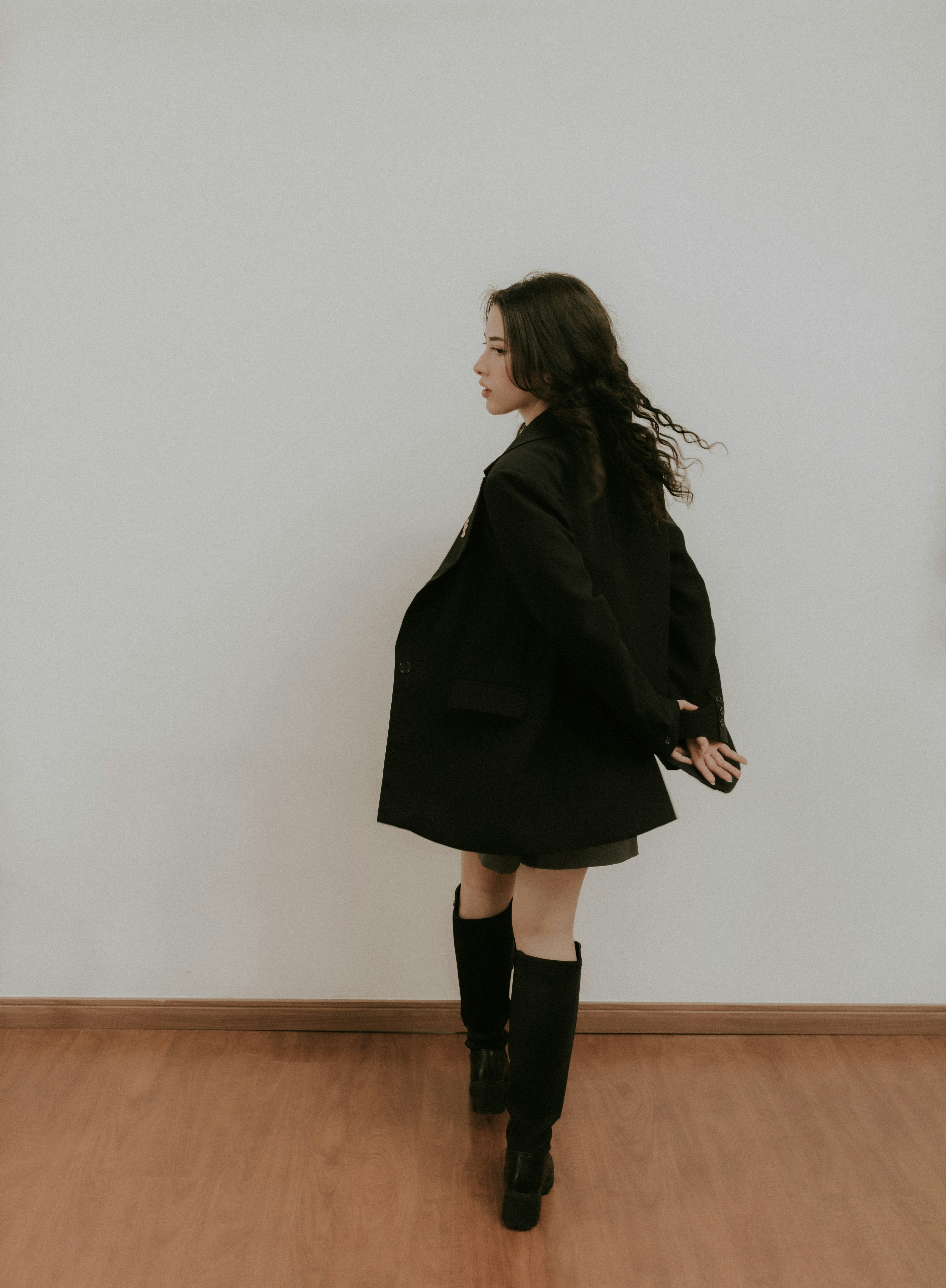 Tailored Black Coat