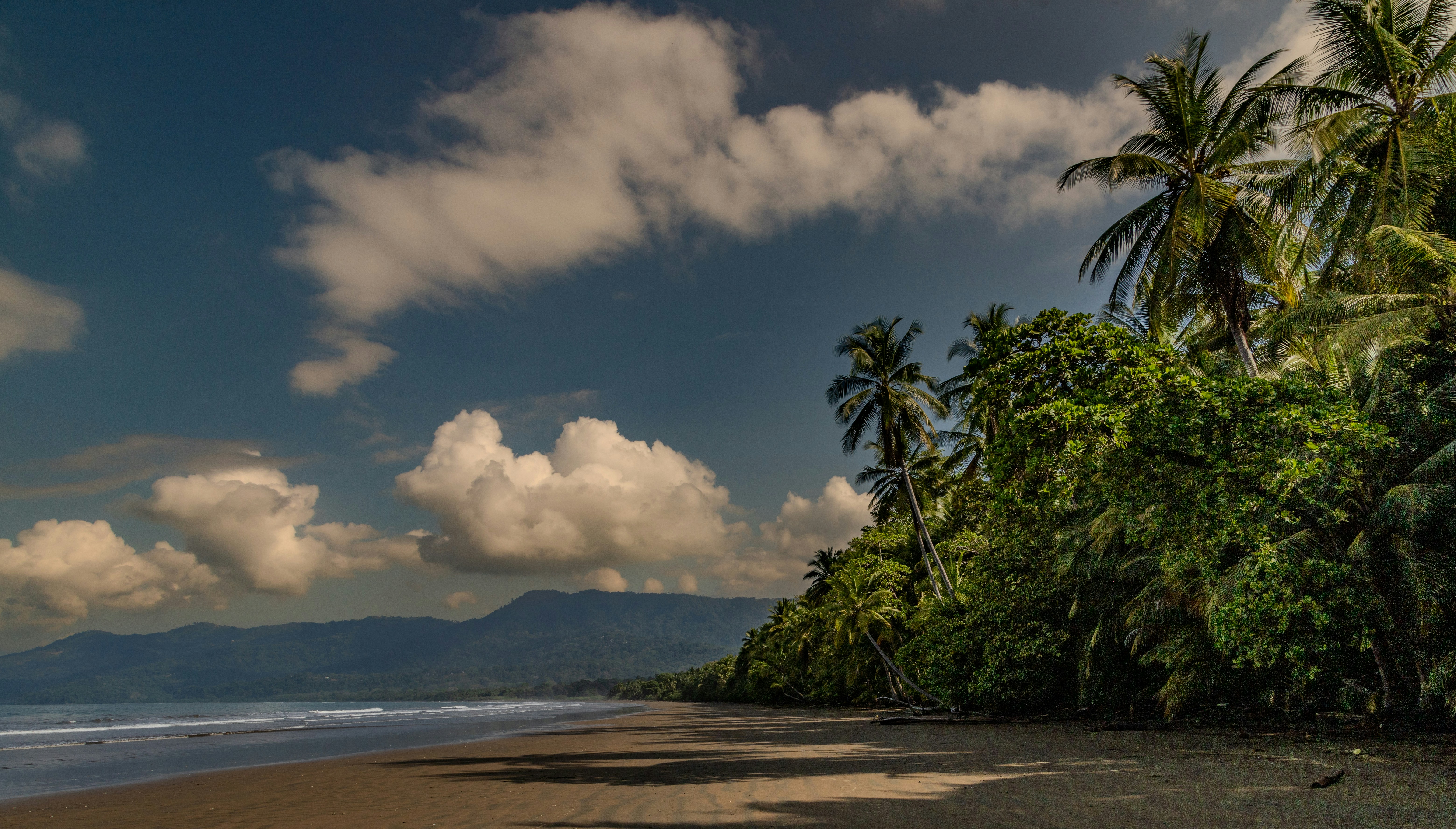 Beautiful tropical beach in Costa Rica