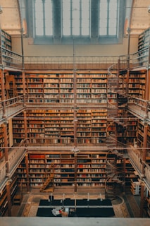 A large library filled with lots of books