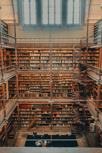 A large library filled with lots of books