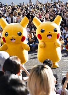 A large group of people watching a parade