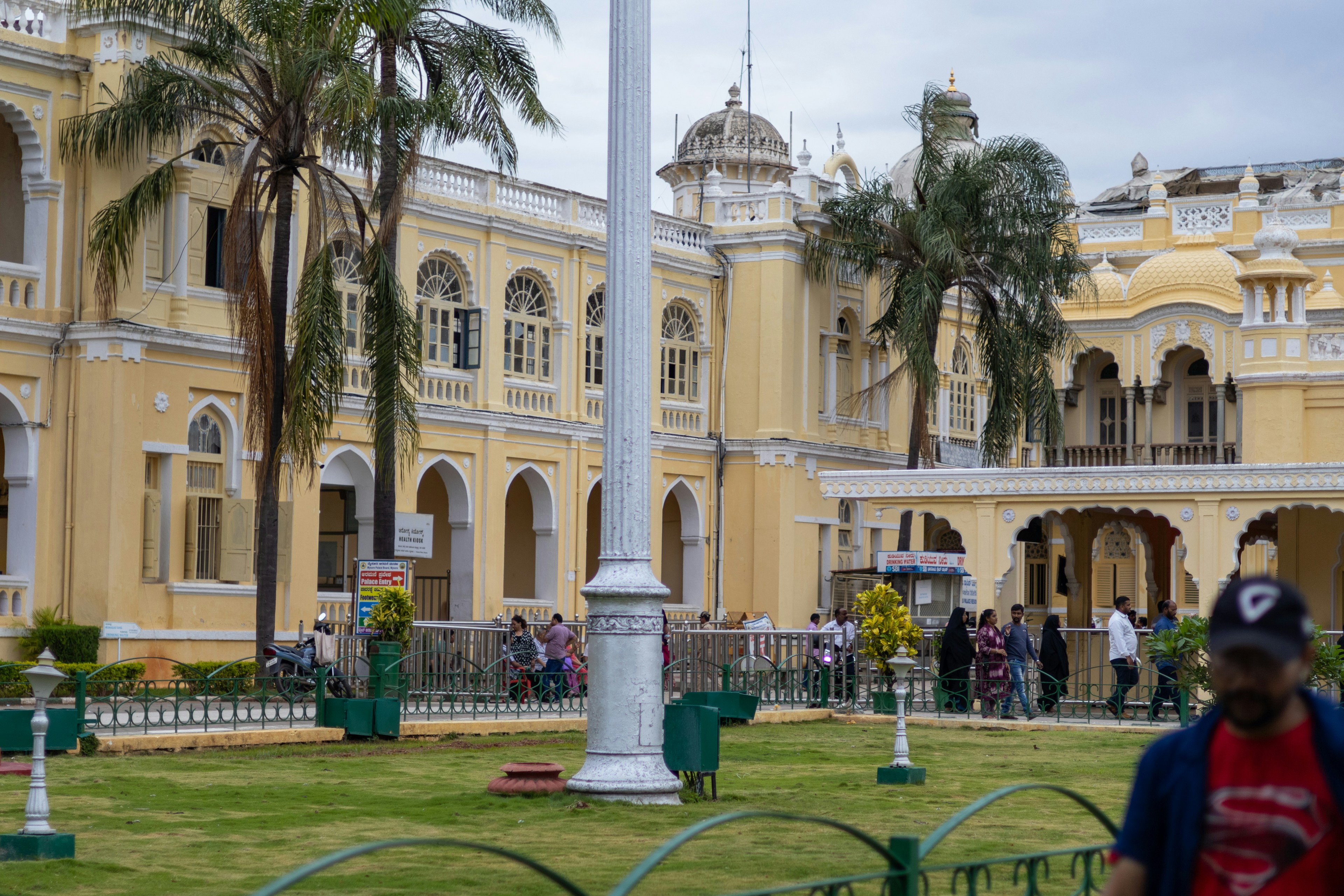 Man at heritage site