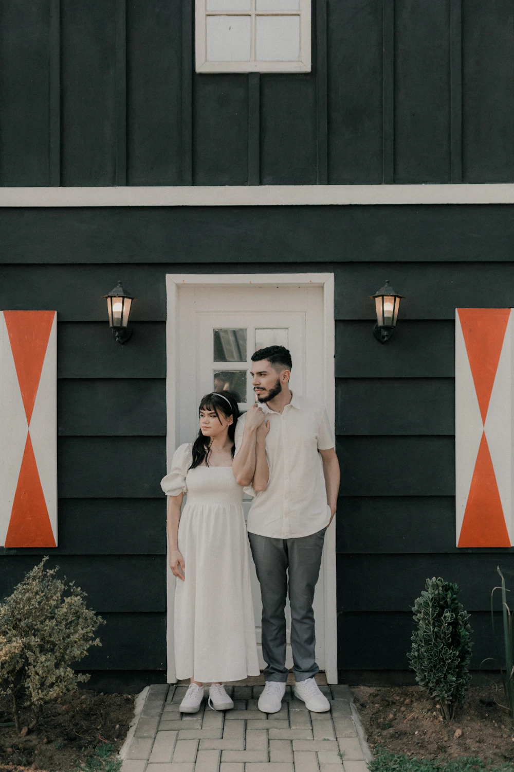 Doorway of a shared home