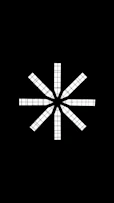 A black and white photo of a cross on a black background