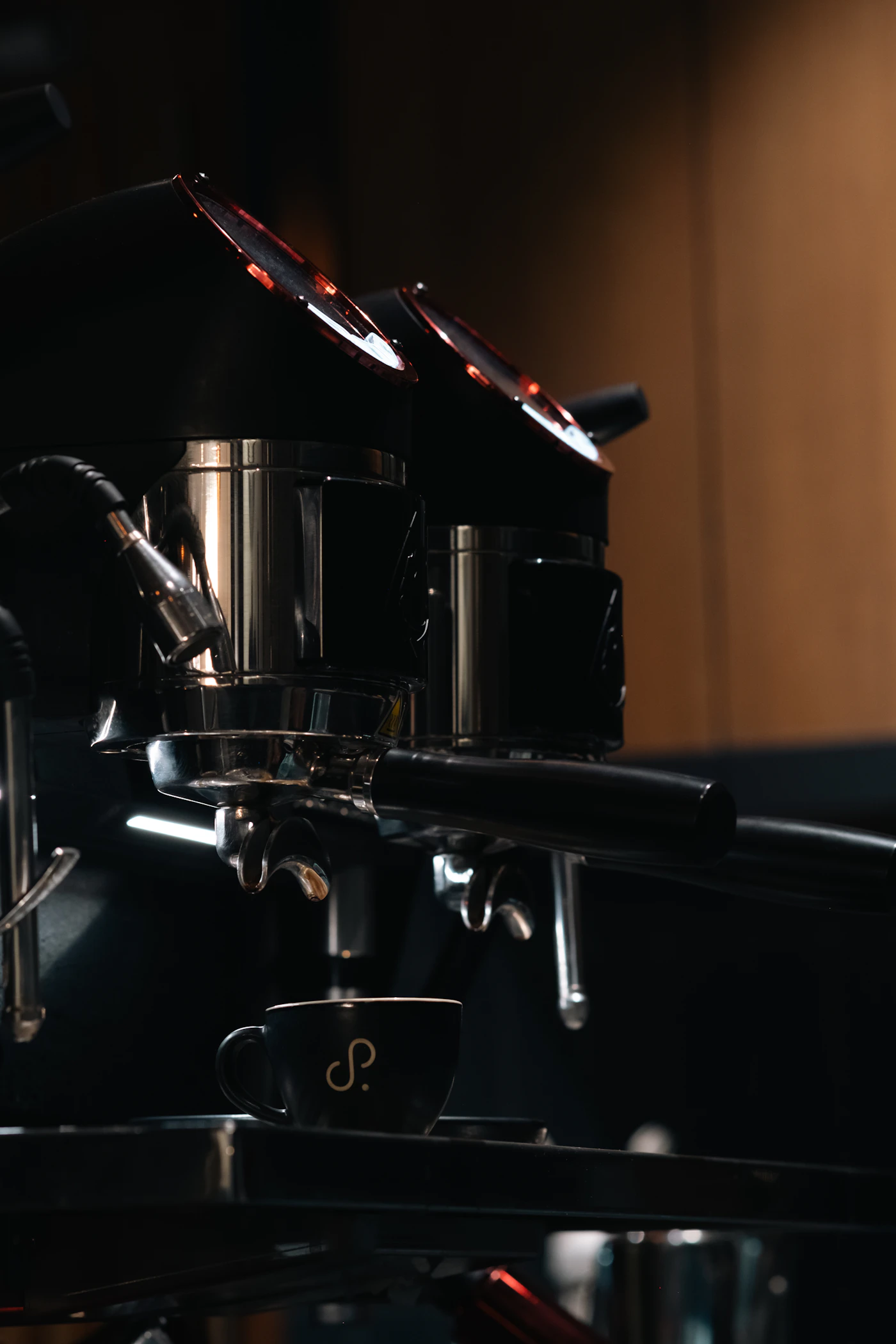 Coffee maker on table