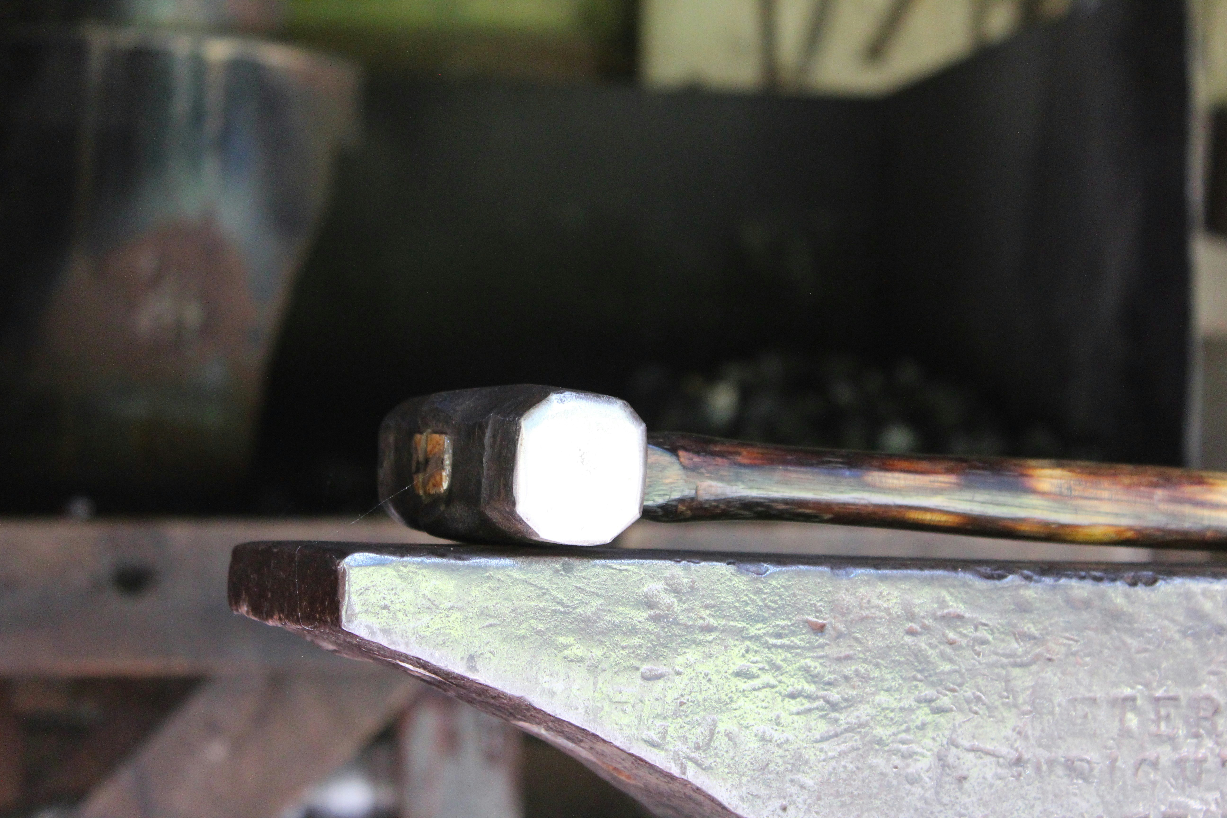 Welding on a custom automotive part.