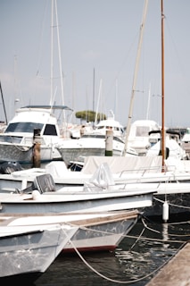 A bunch of boats that are in the water