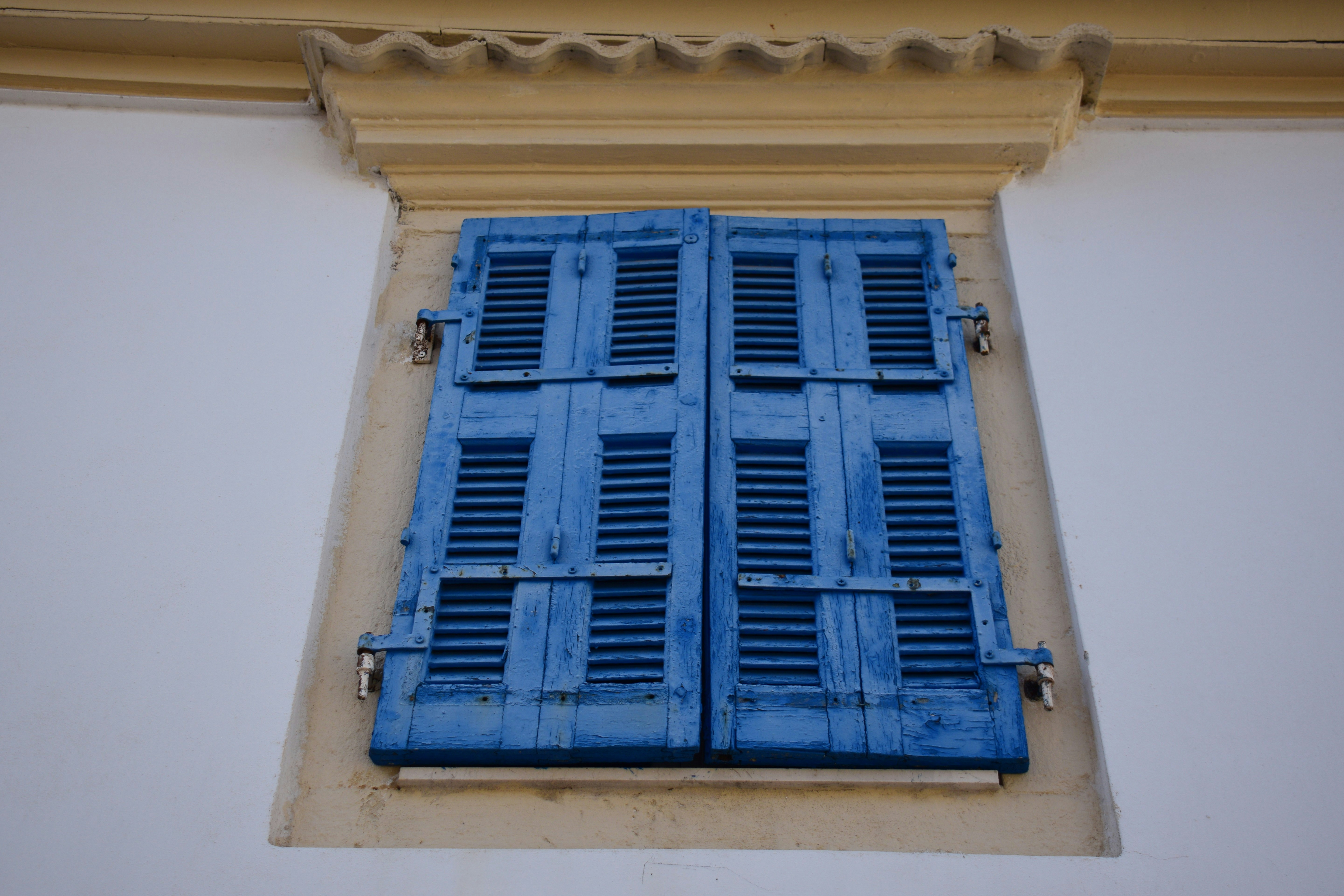 A decorated feature wall in a living space.