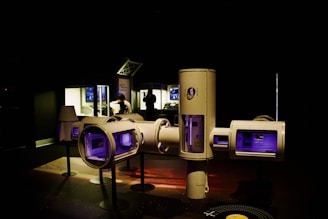 A room filled with different types of electronic equipment