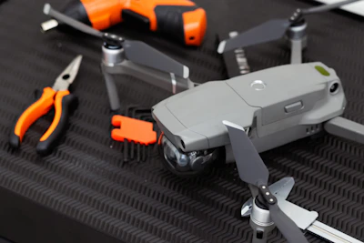 A close up of a remote control device on a table