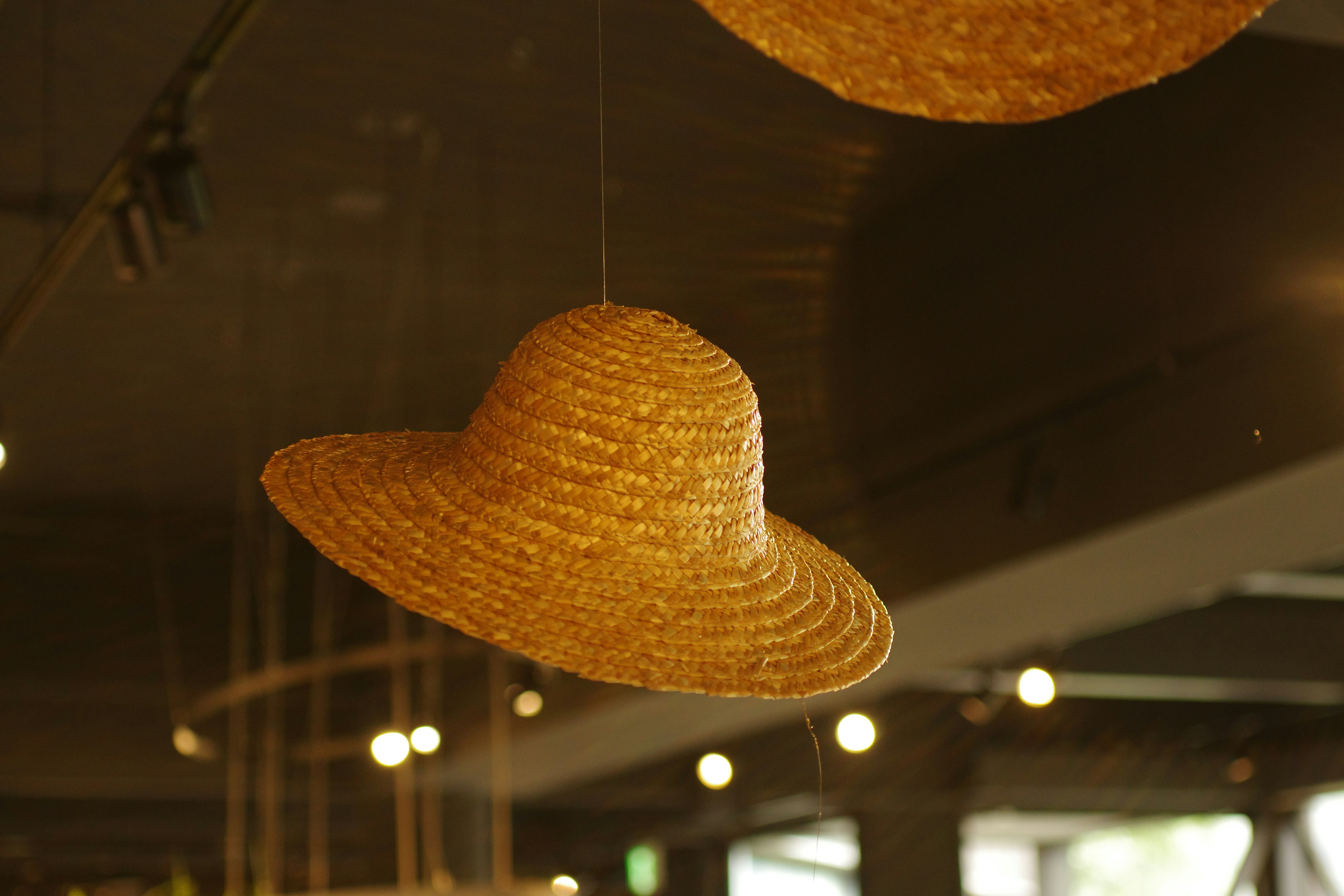 Wheat straw hat
