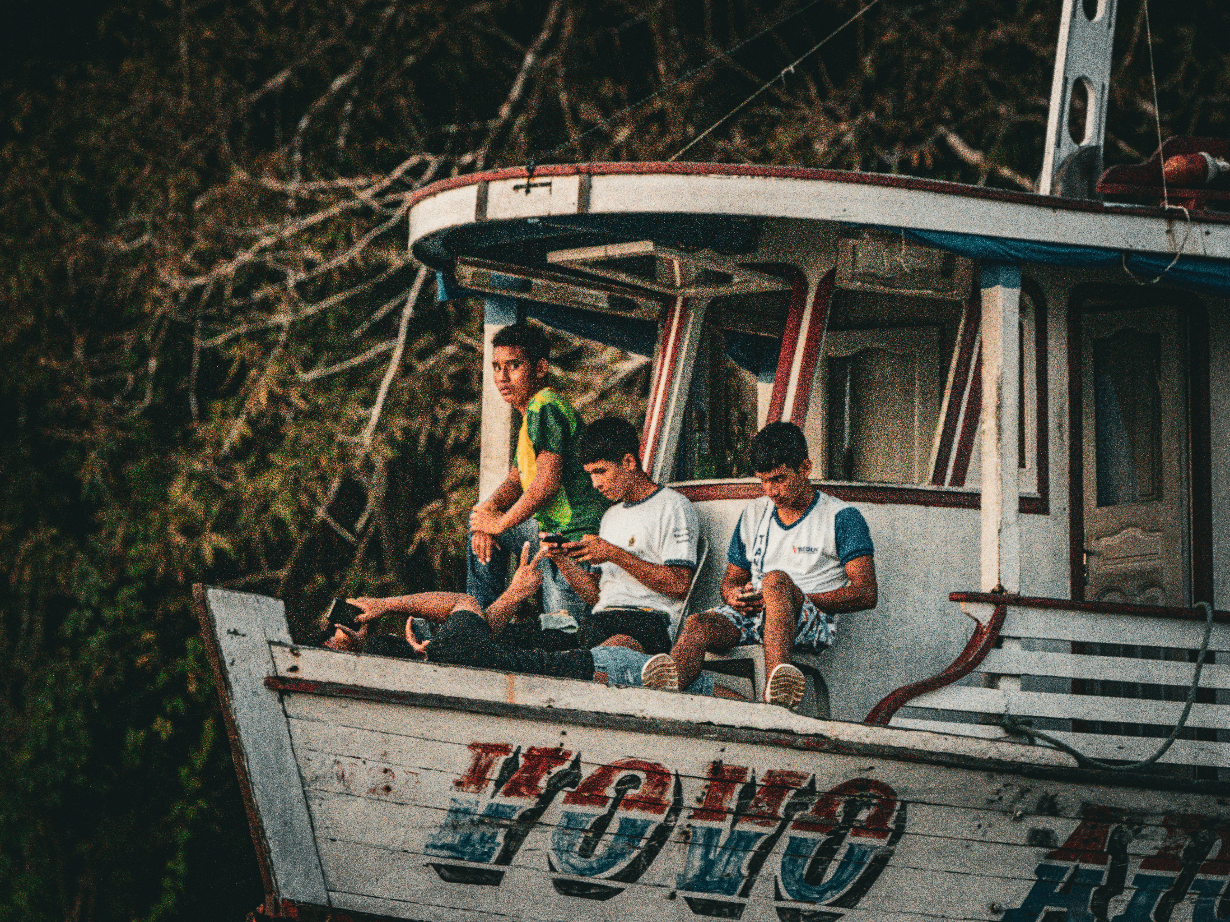 Boat trip on the Amazon River near Manaus