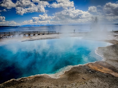 Thermal pool at Yellowstone Park