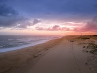A beach that has a lot of sand on it