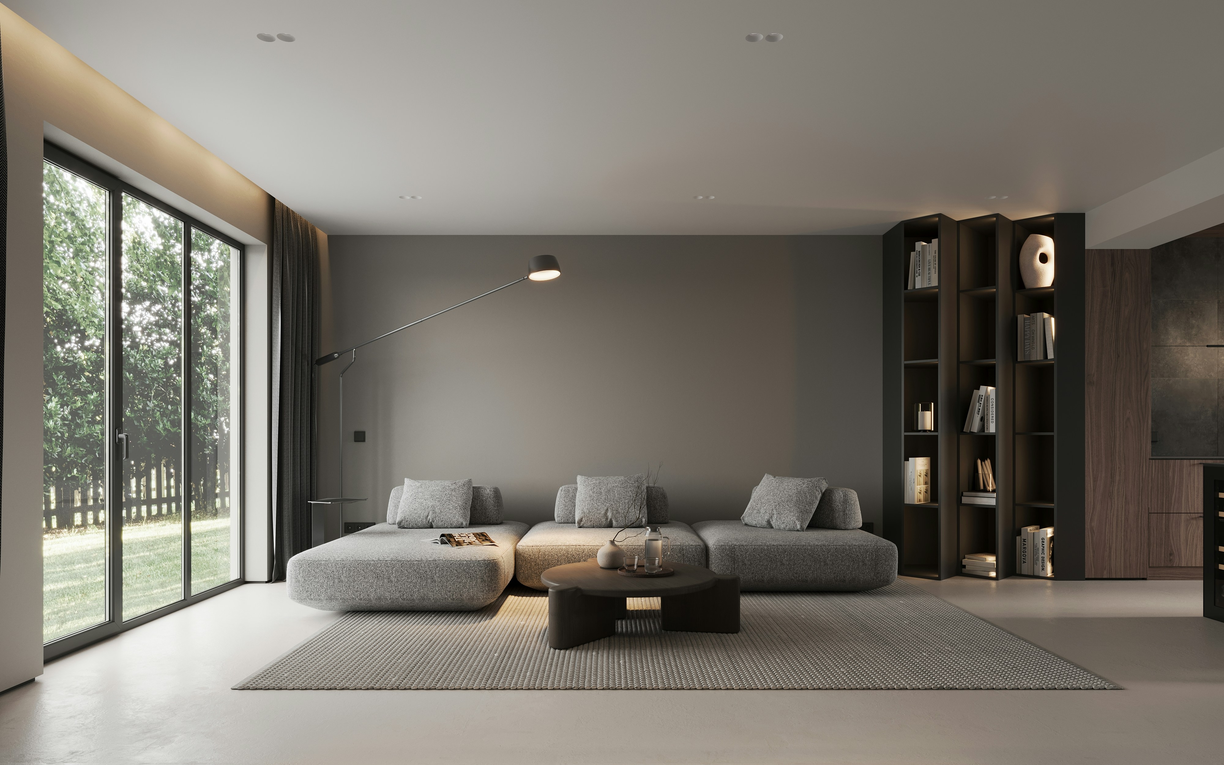 Designed living room