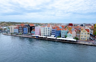 A view of a city from a bird's eye view