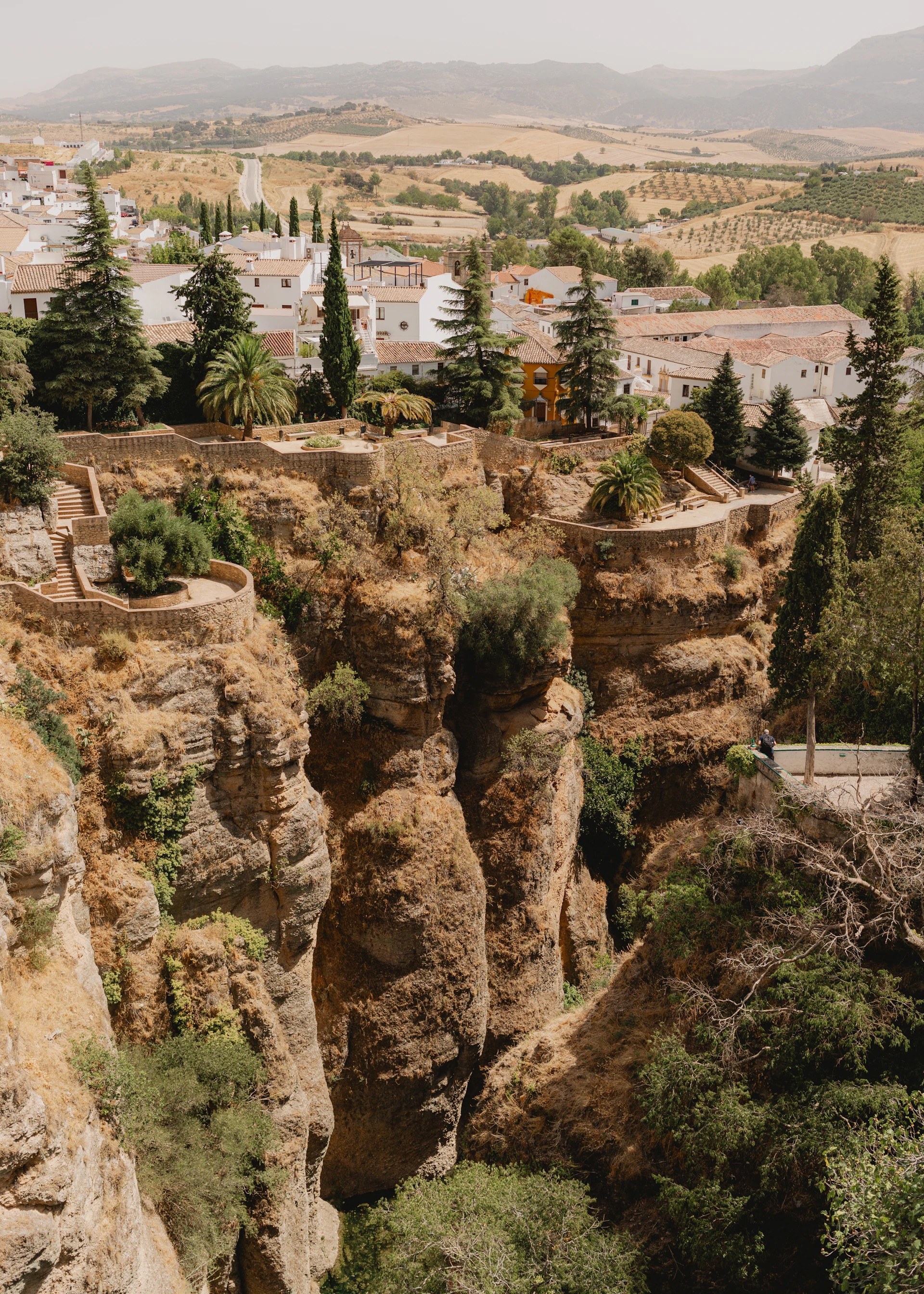 The clifftop town of Ronda, Spain