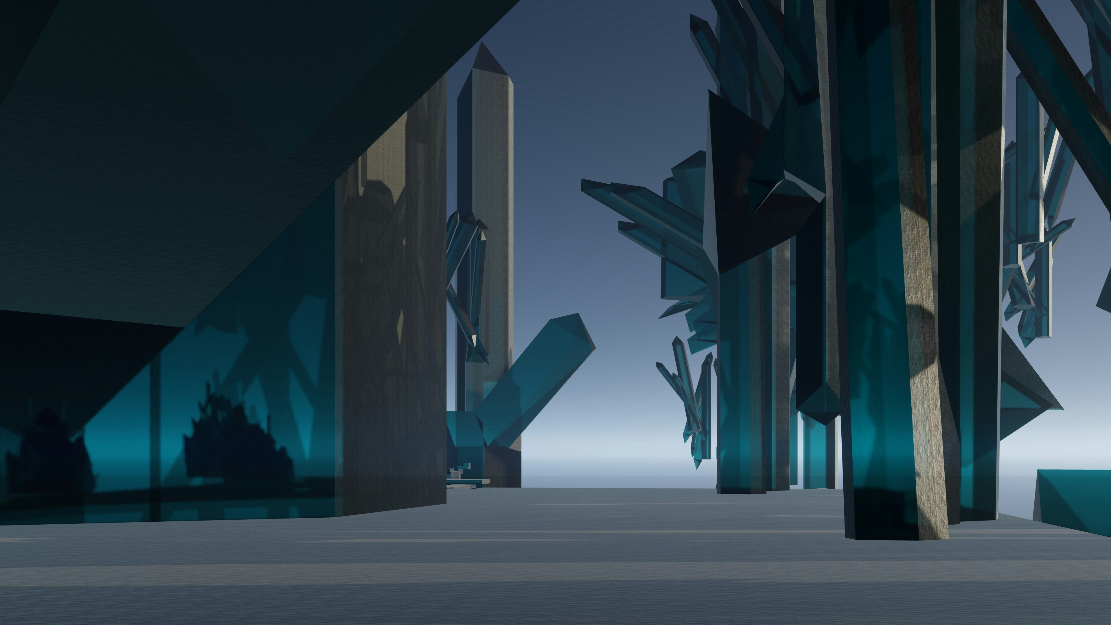 A group of tall buildings sitting next to each other, 