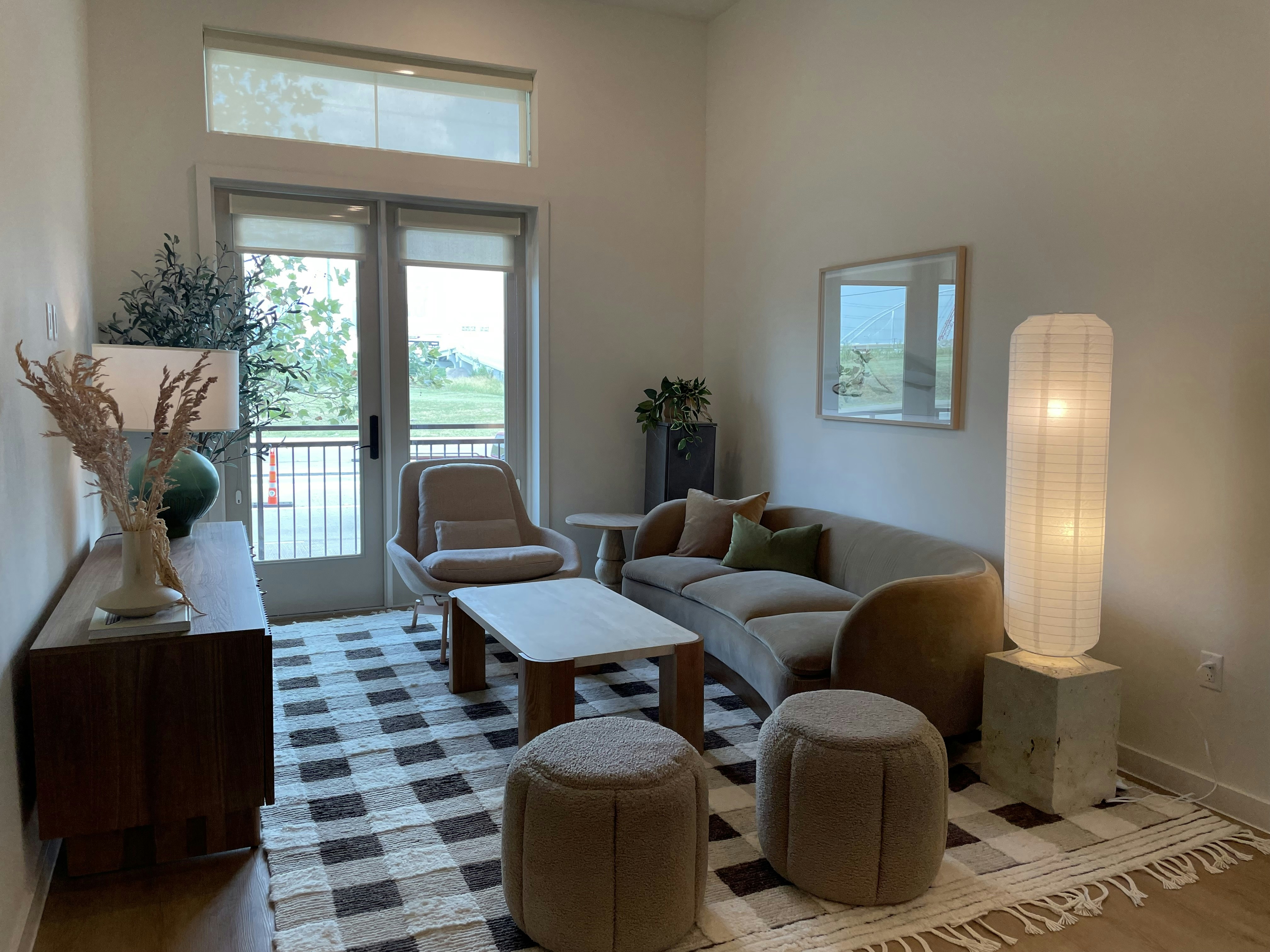 Modern Chester property interior with well-furnished living room and natural light