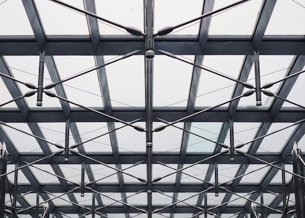 Steel beams and channels structure
