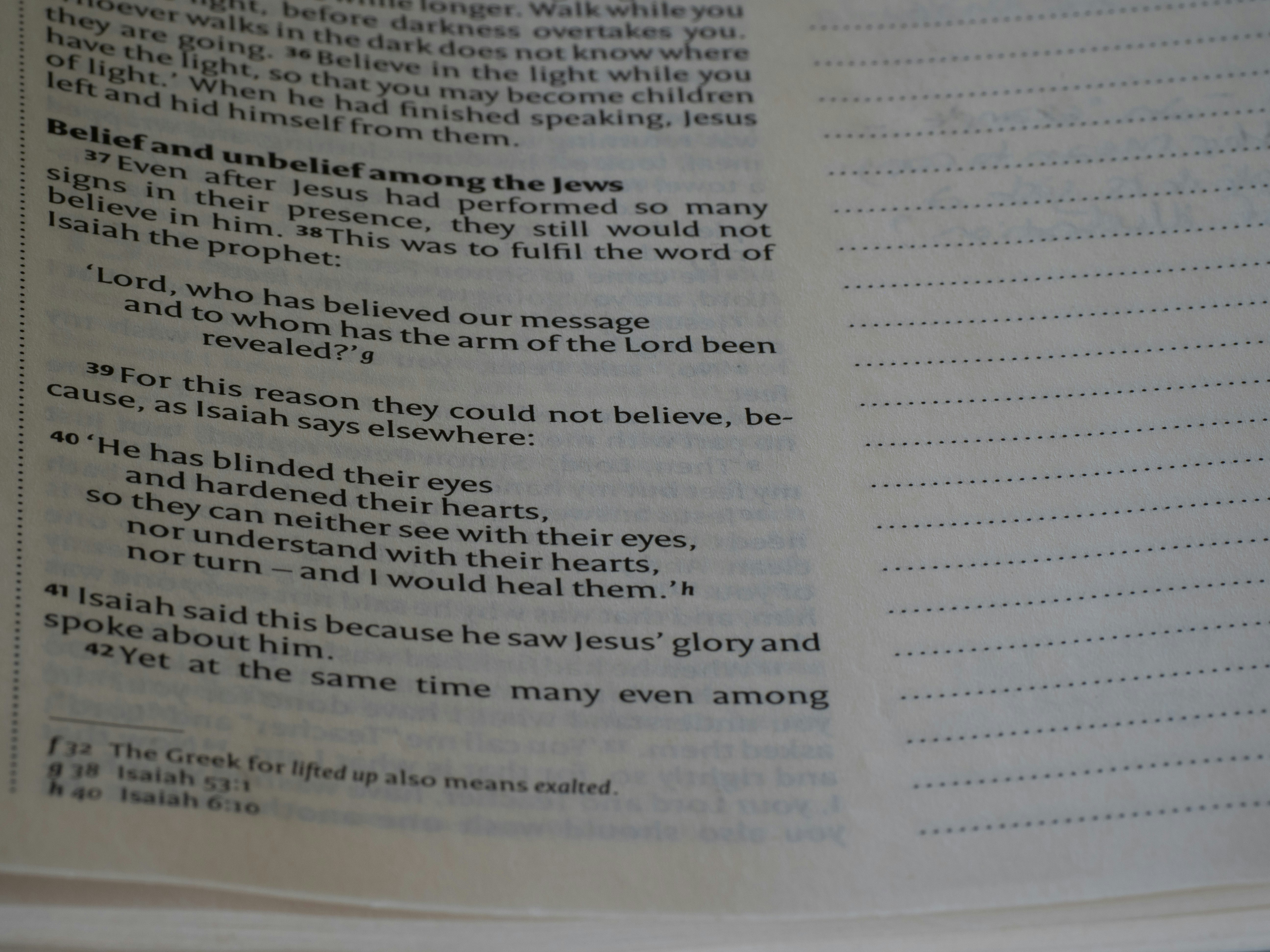 close up, bokeh, bible, new testament, christian, history, text, reading, bible study, devotions, christianity, scripture, Gospel of John, John, Gospel,