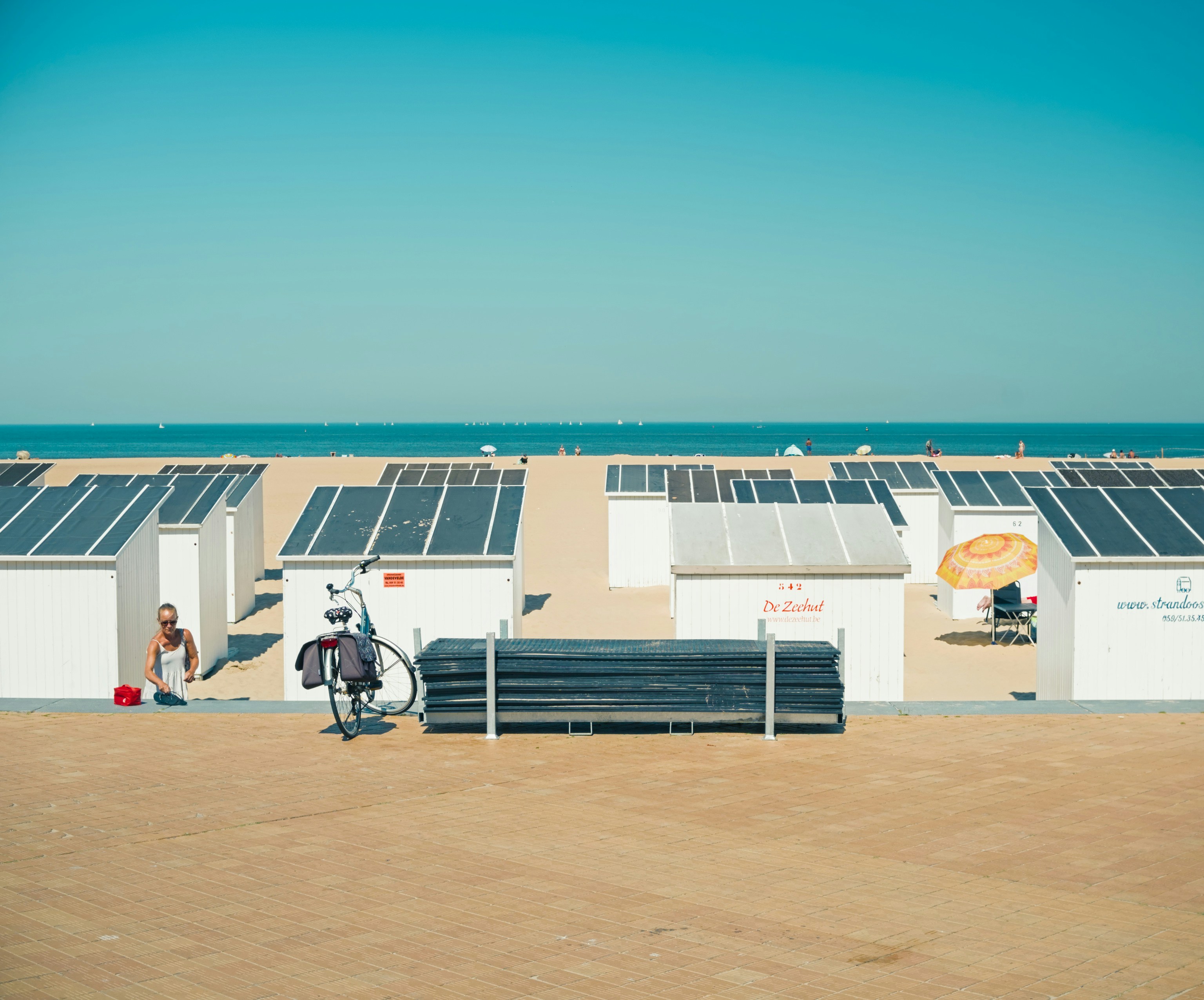 Solar panel installation at refugee camp