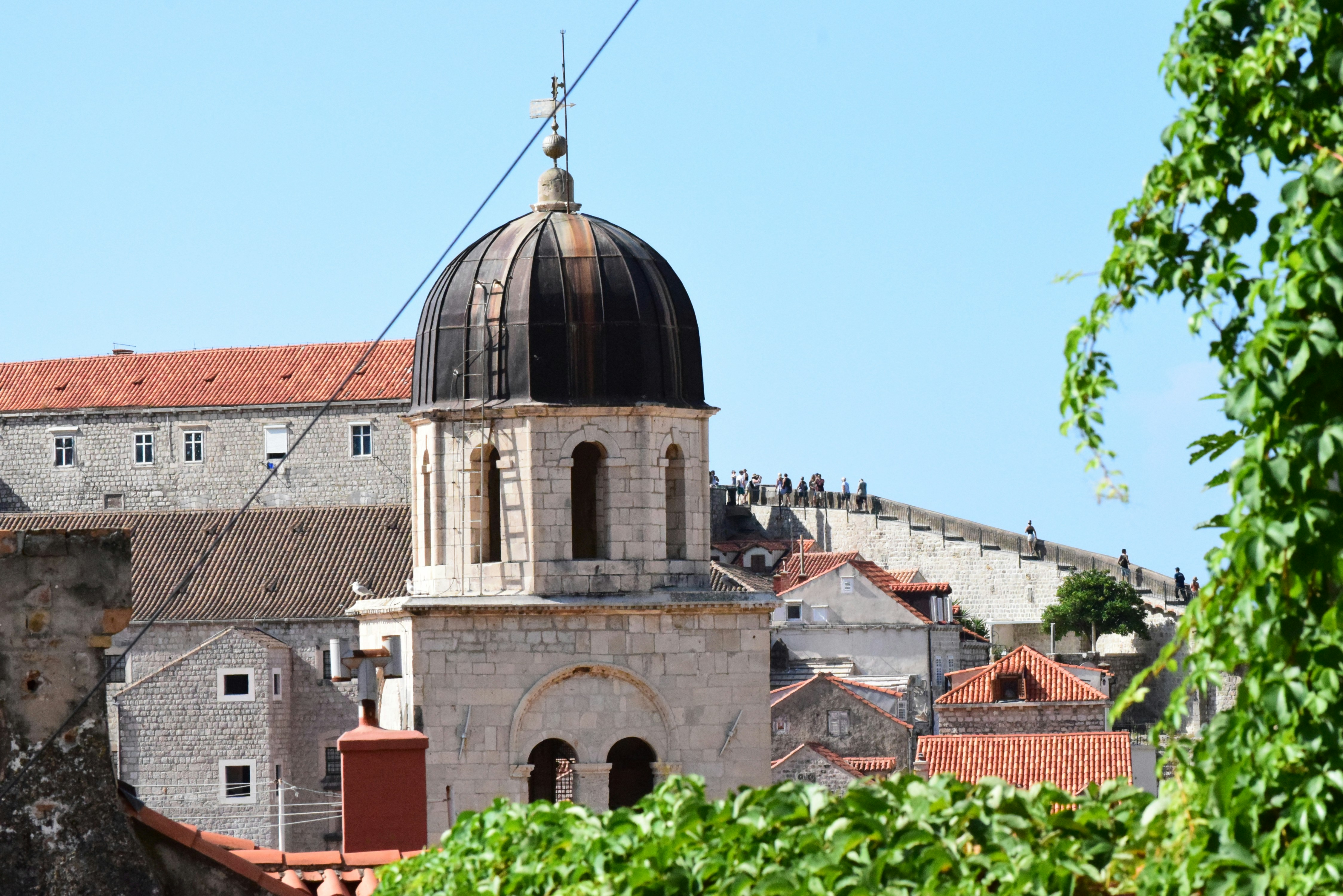 A large building with a dome on top of it