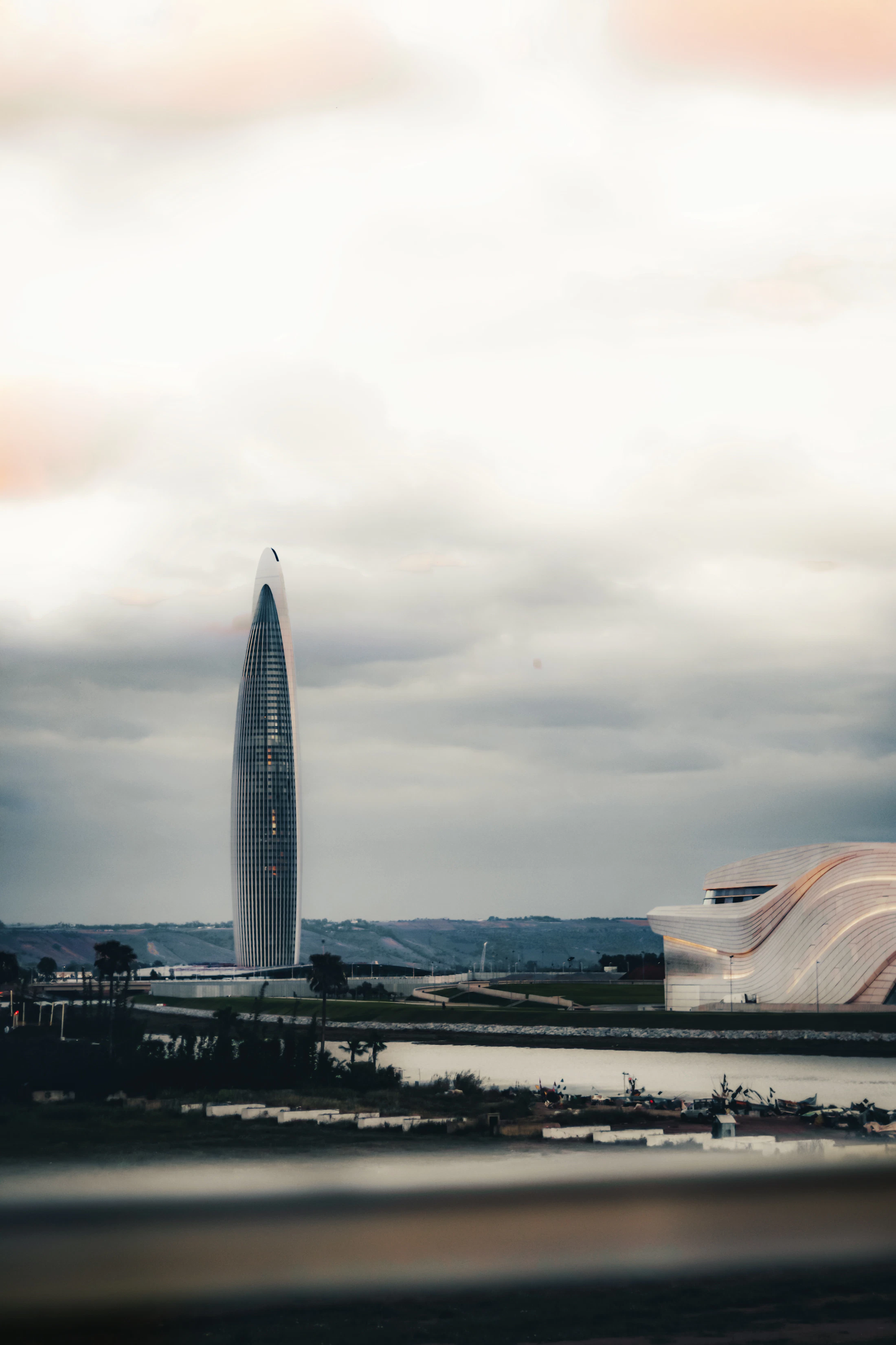 Modern skyline and urban landscape in Rabat, Morocco
