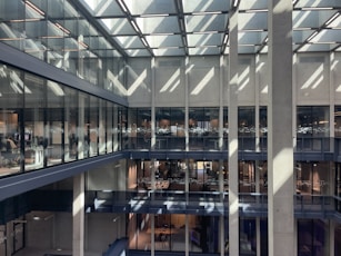 A view of a building with a lot of windows