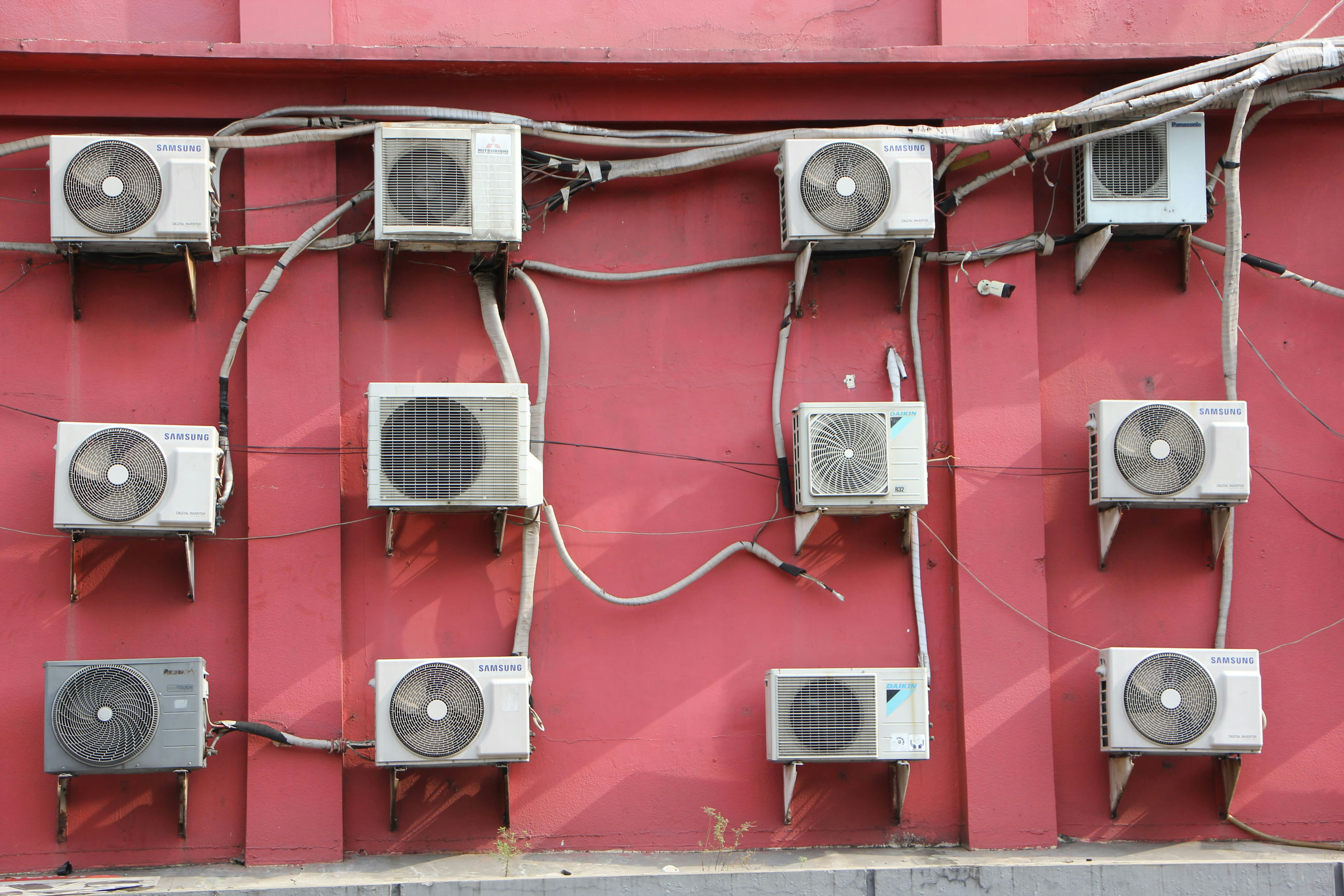 AC system in a building at Jakarta