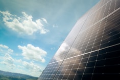 A large building with a lot of solar panels on it