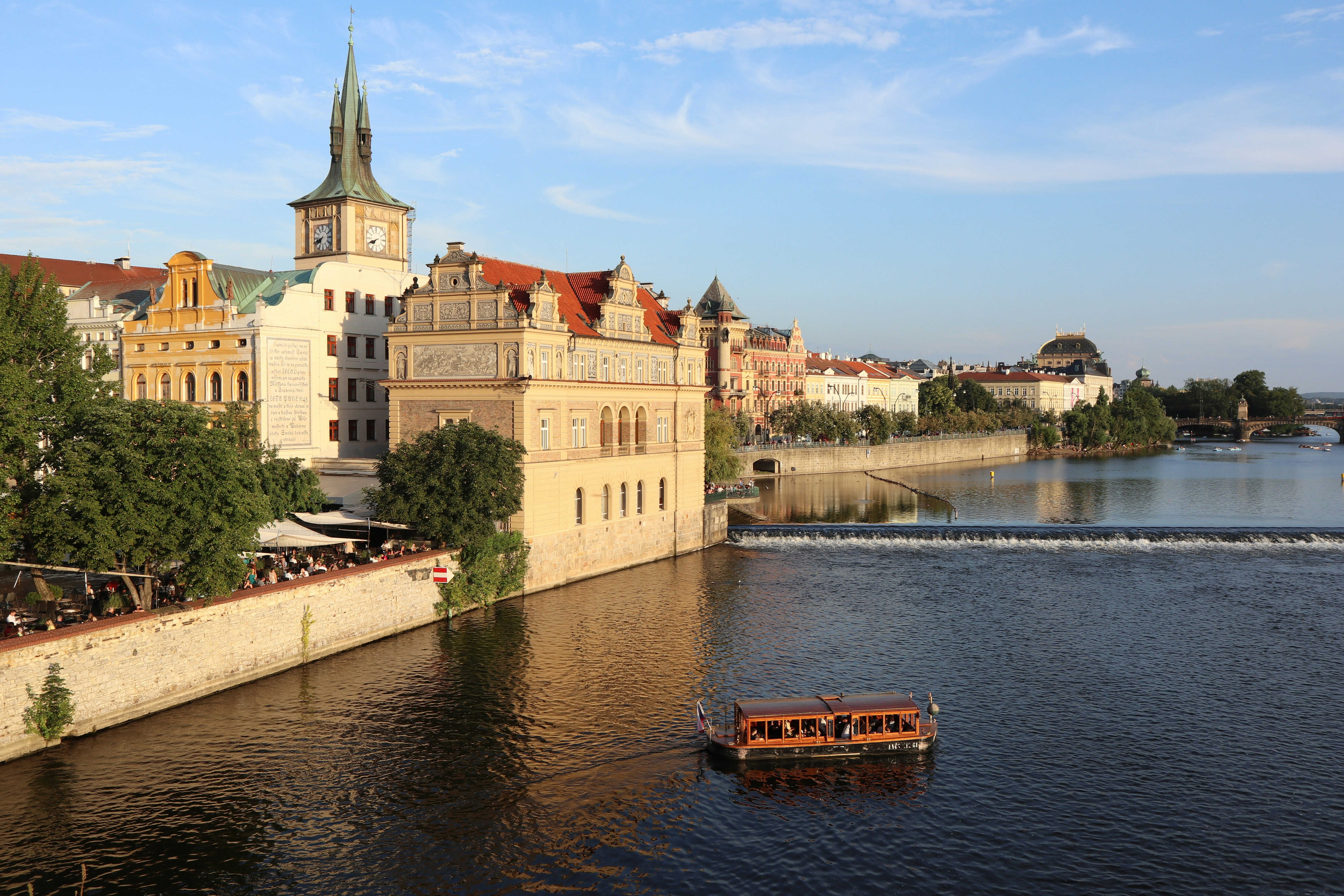 Boat on European water