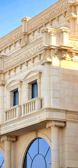 A building with a clock on the front of it