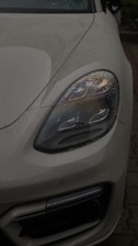 A close up of the front of a car