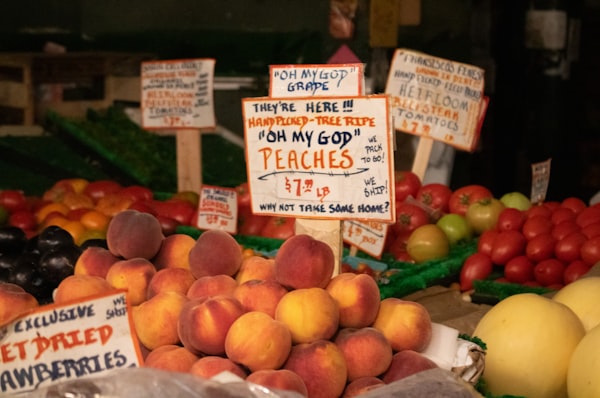 خضر وفواكه طازجة