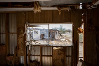 A room that has a window in it